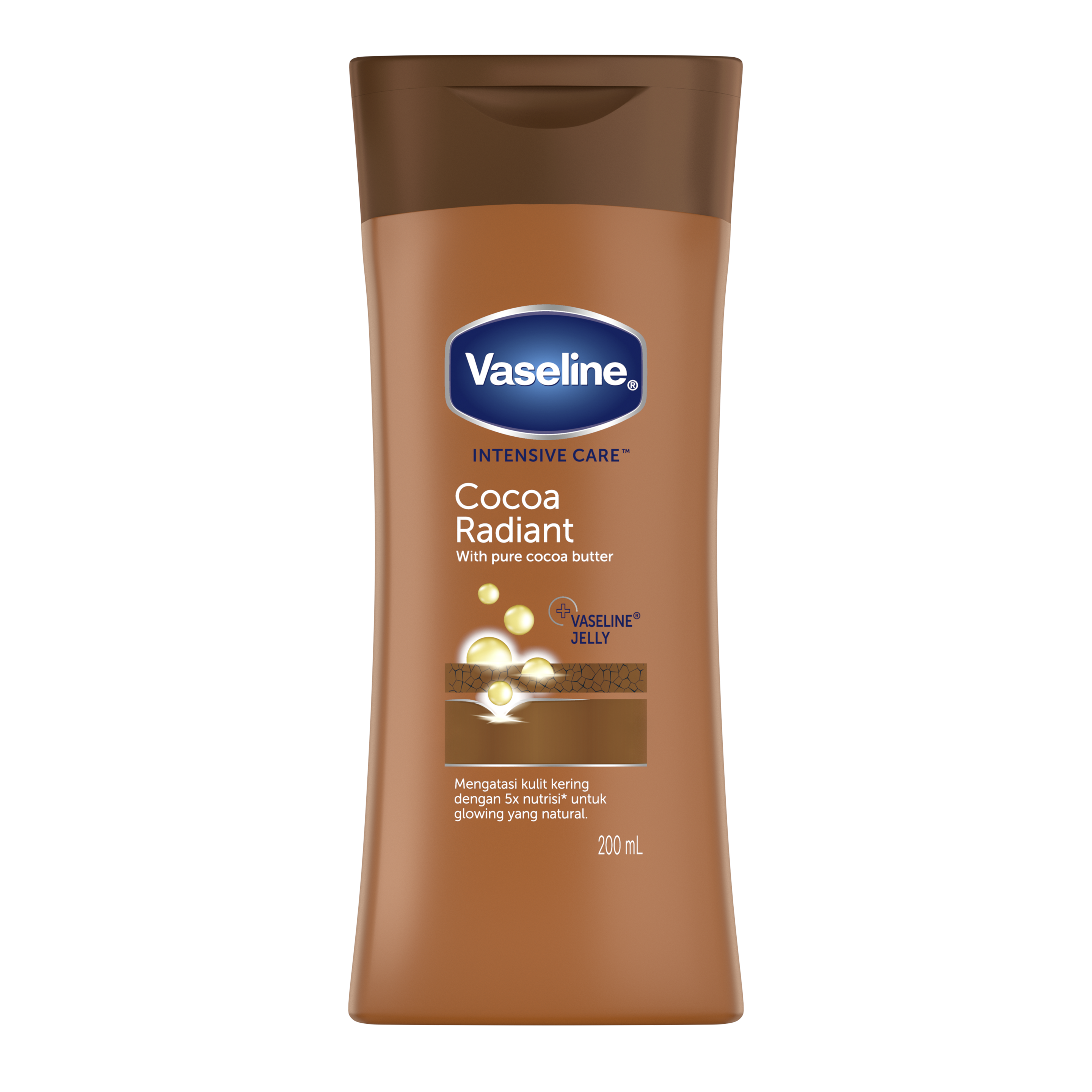 Vaseline INTENSIVE CARE HAND BODY LOTION  COCOA RADIANT  200ML packshot