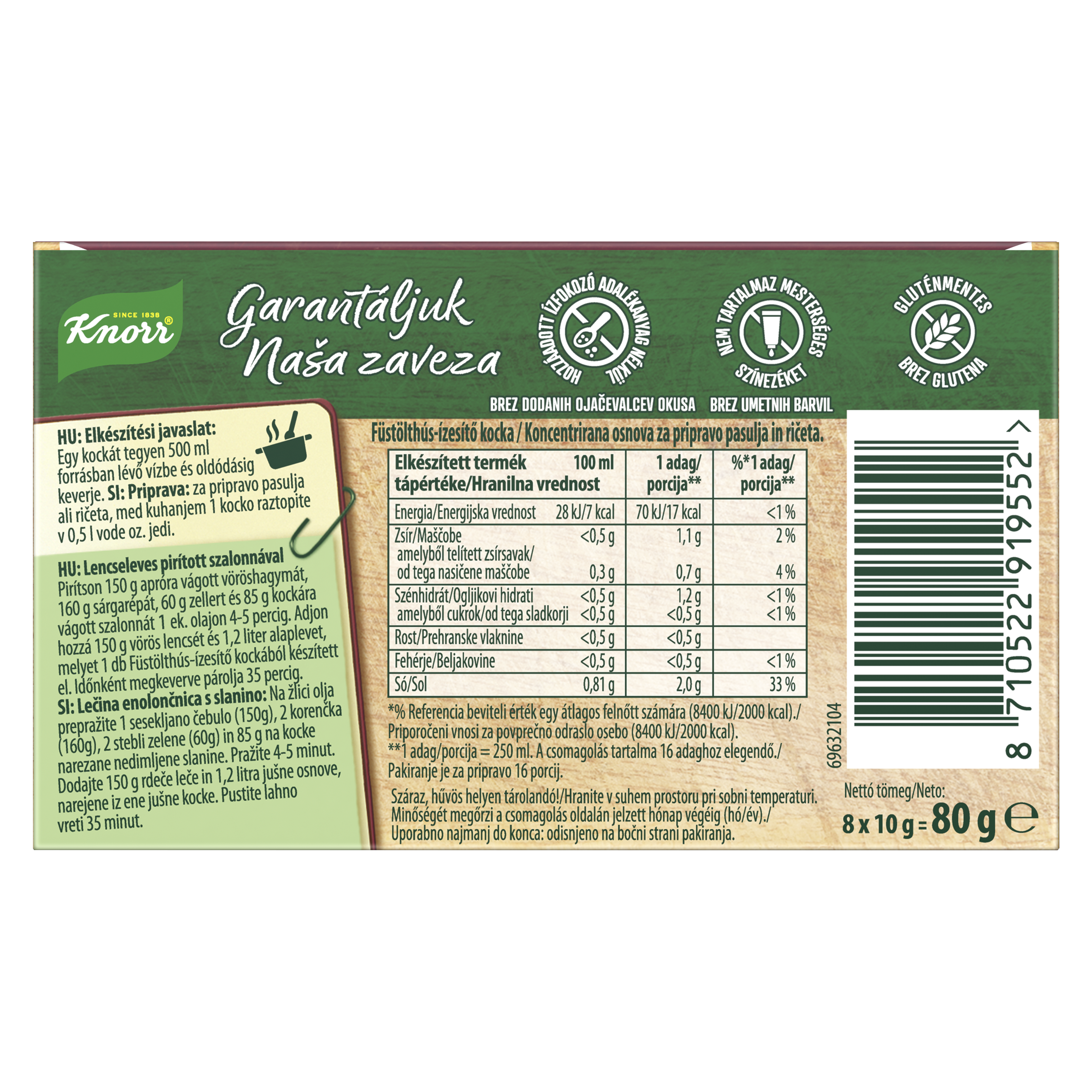 Knorr Füstölthús-ízesítő kocka