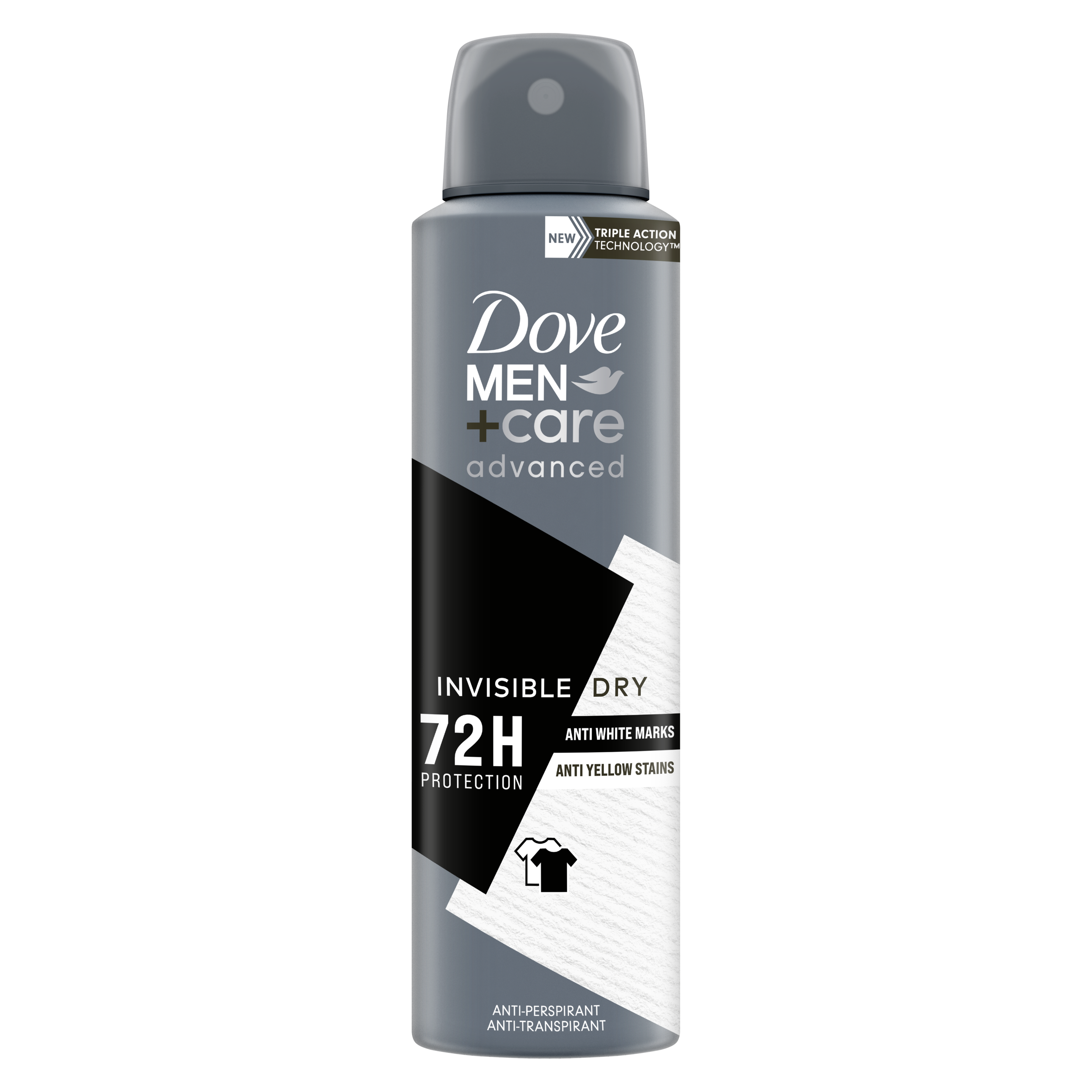 Dove Men+Care Antyperspirant w aerozolu Advanced Care Invisible Dry 150ml