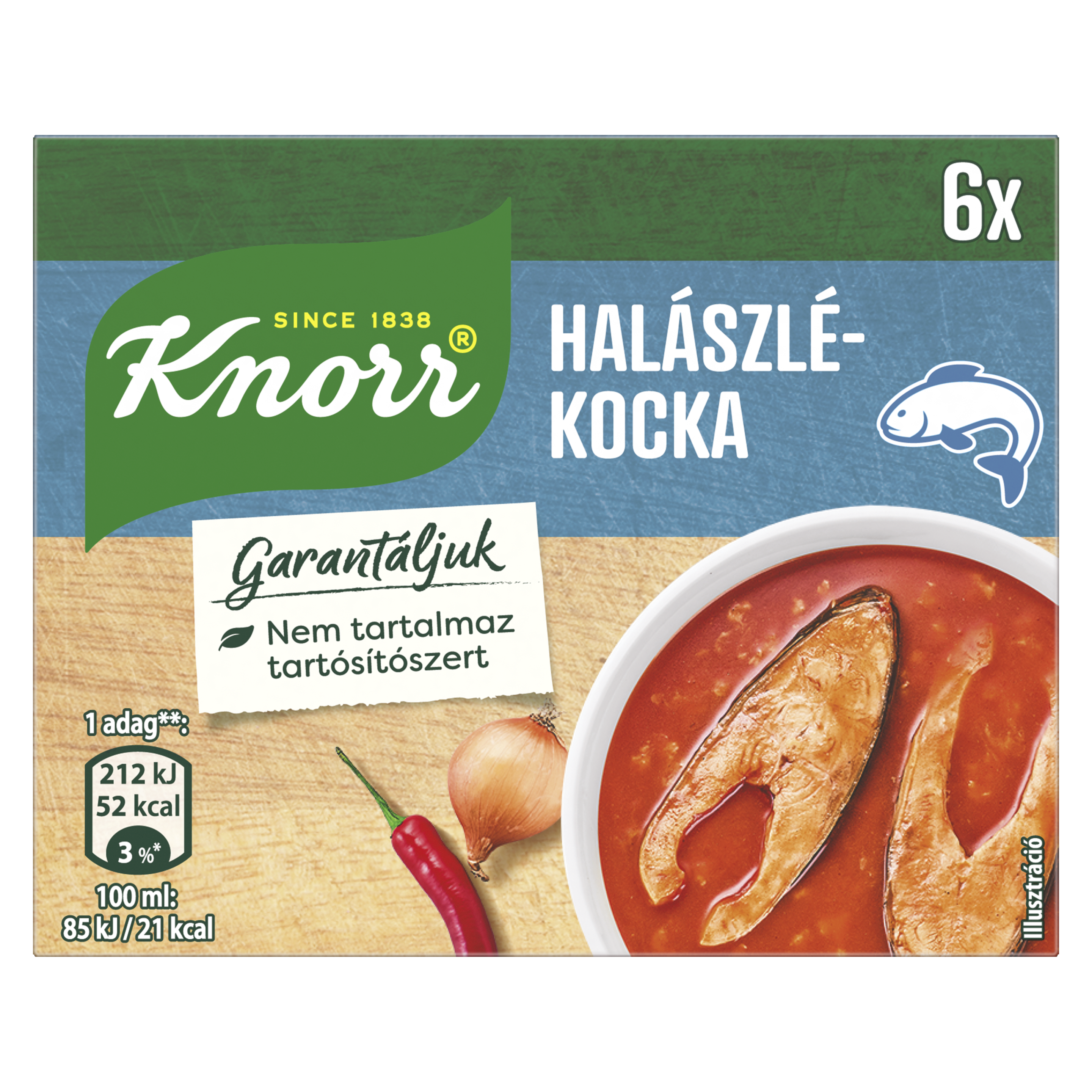 Knorr Halászlékocka 60 g packshot