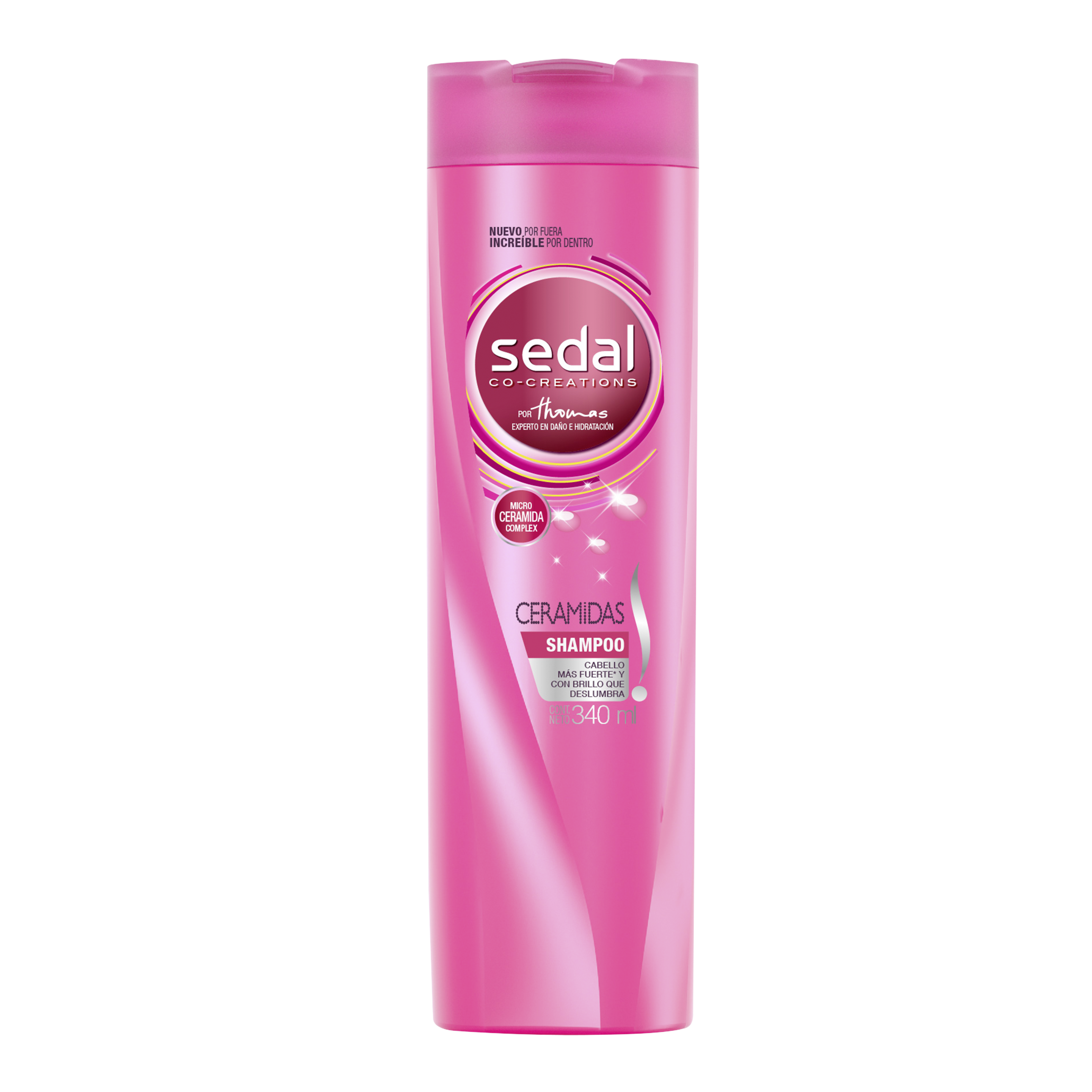 Imagen al frente del paquete Sedal Shampoo Ceramidas 340 ml