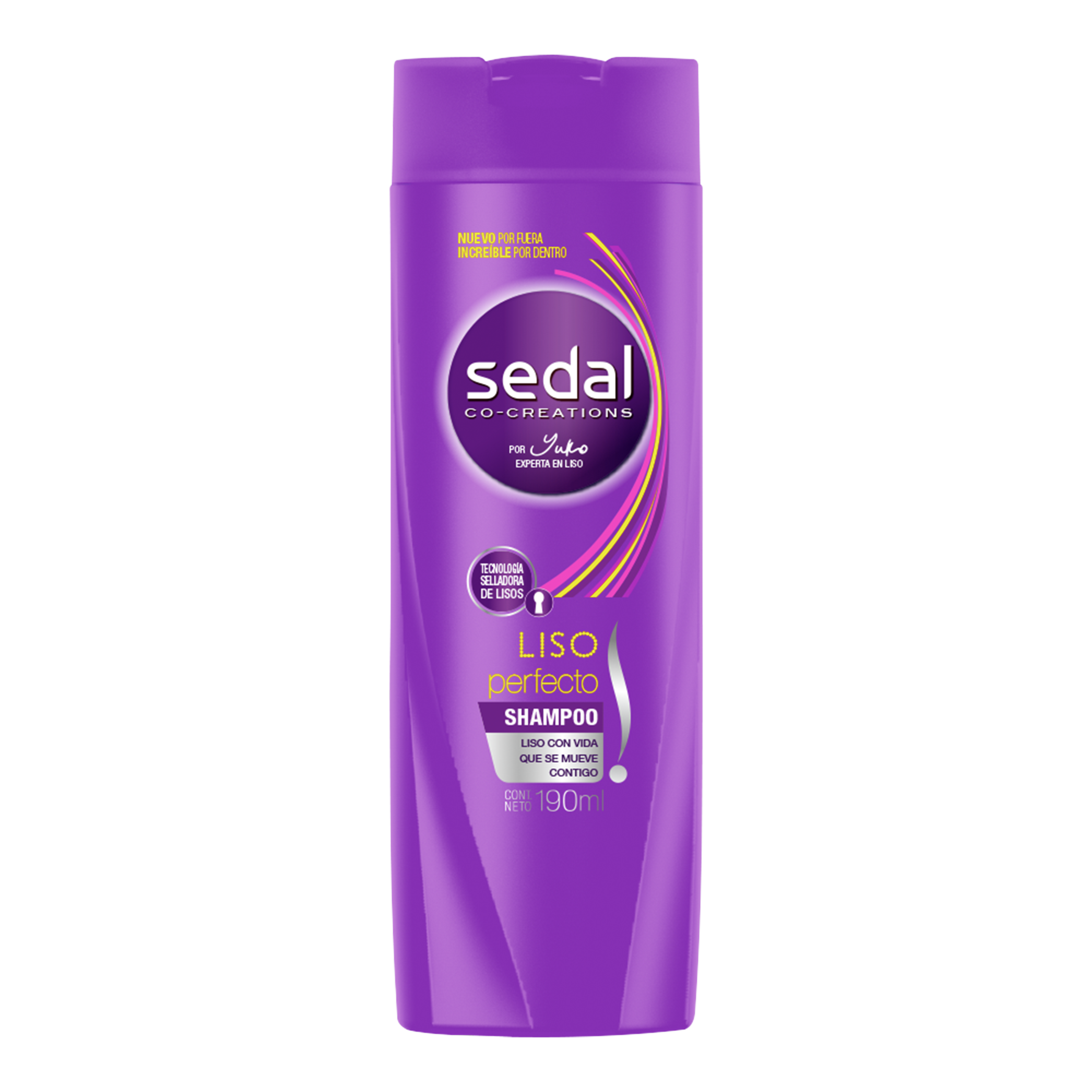 Imagen al frente del paquete Sedal Shampoo Liso Perfecto 190 ml