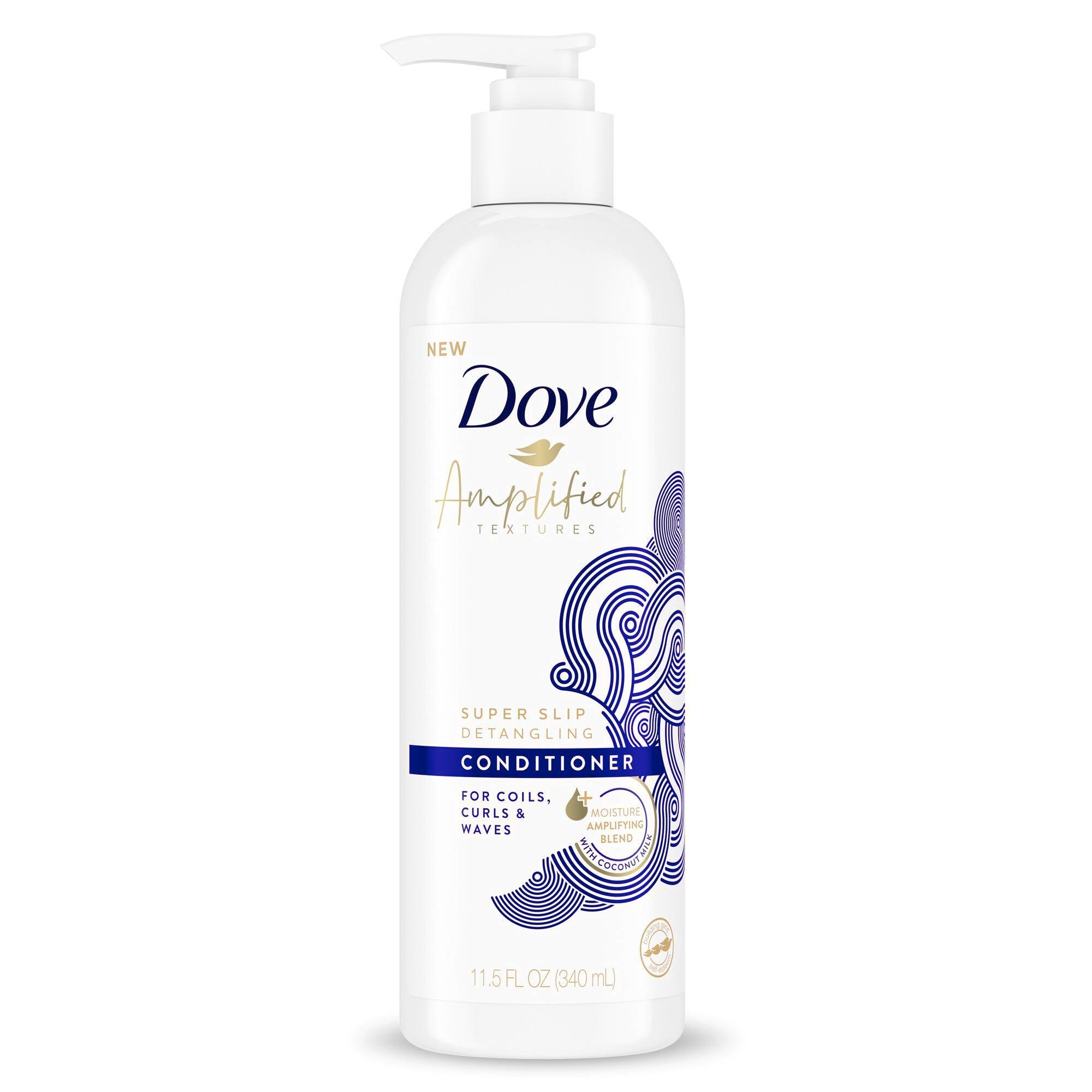 Dove Amplified Textures Super Slip Detangling with Moisture Amplifying blend Conditioner for curly hair 340 ml