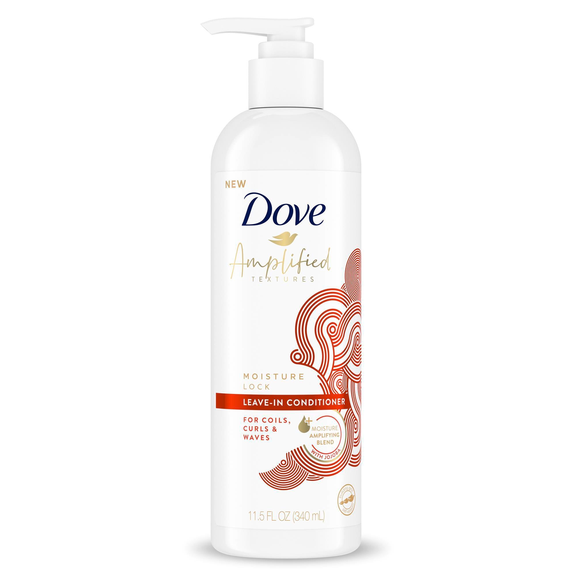 Dove Amplified Textures Moisture Lock with Moisture Amplifying blend Leave-In Conditioner for curly hair 340 ml