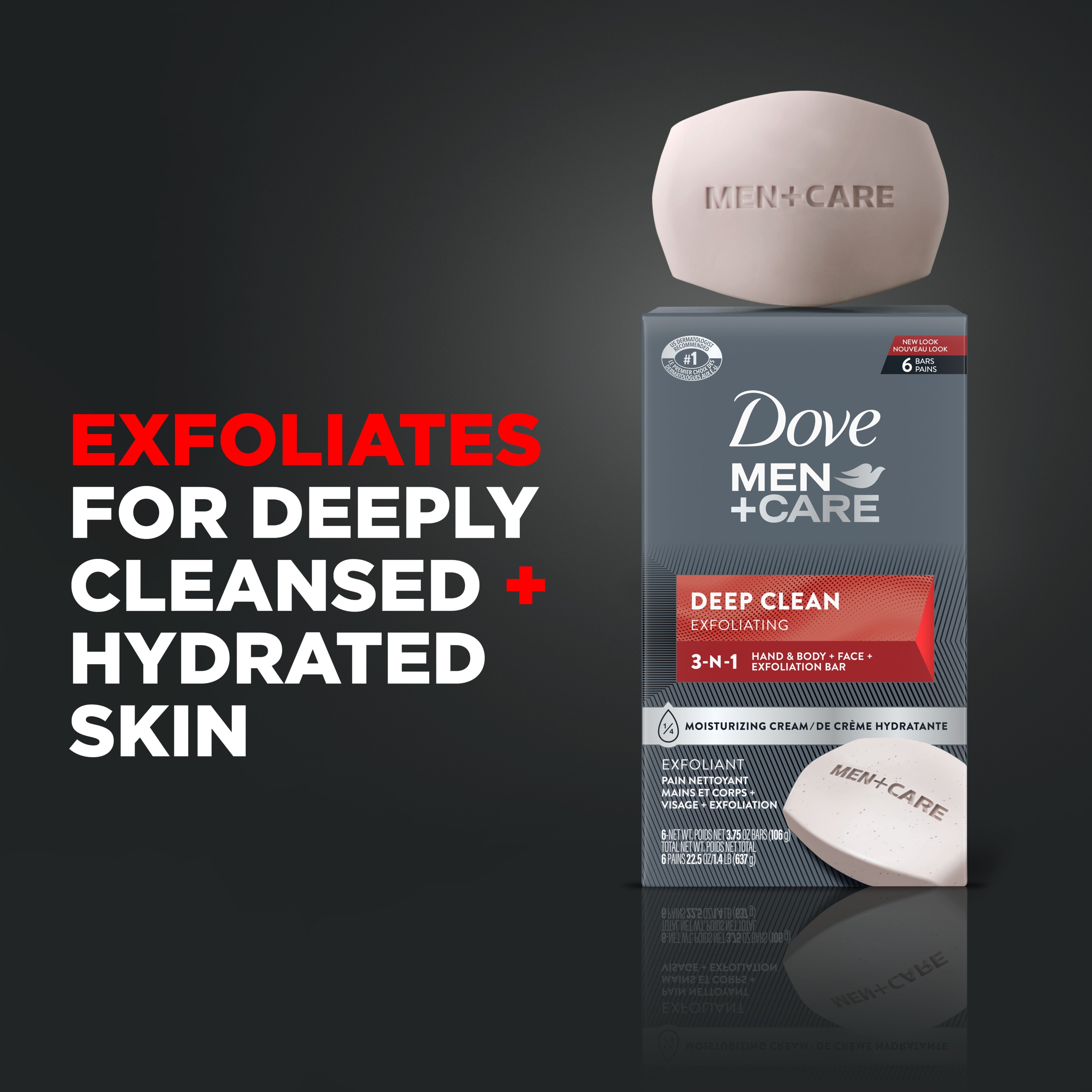 Men+Care Deep Clean Body and Face Bar