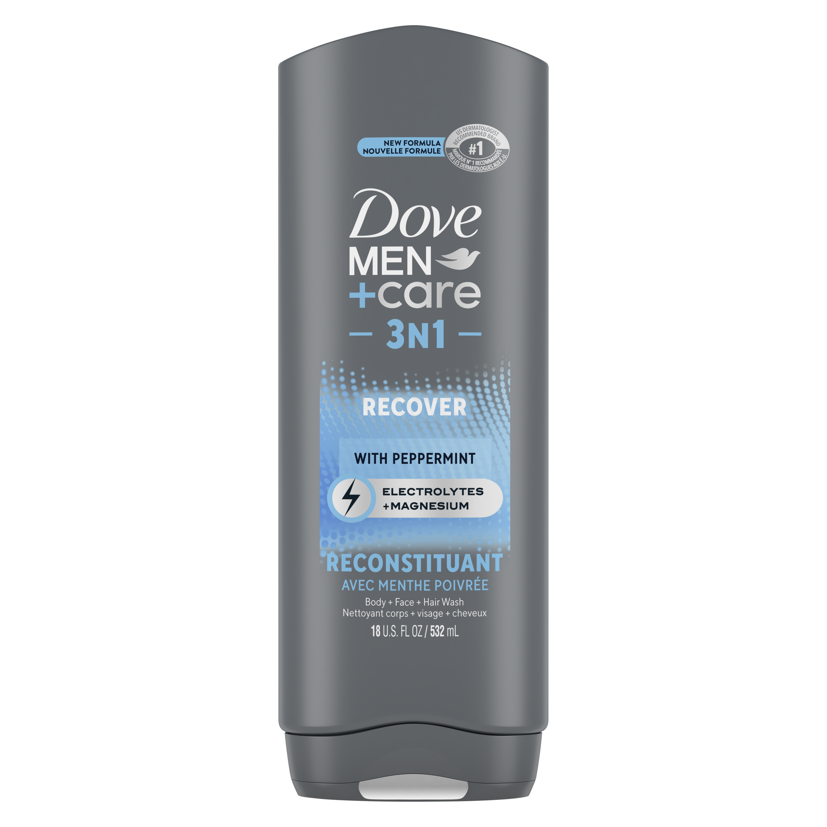 Dove Men+Care 3N1 Recover with Peppermint Body