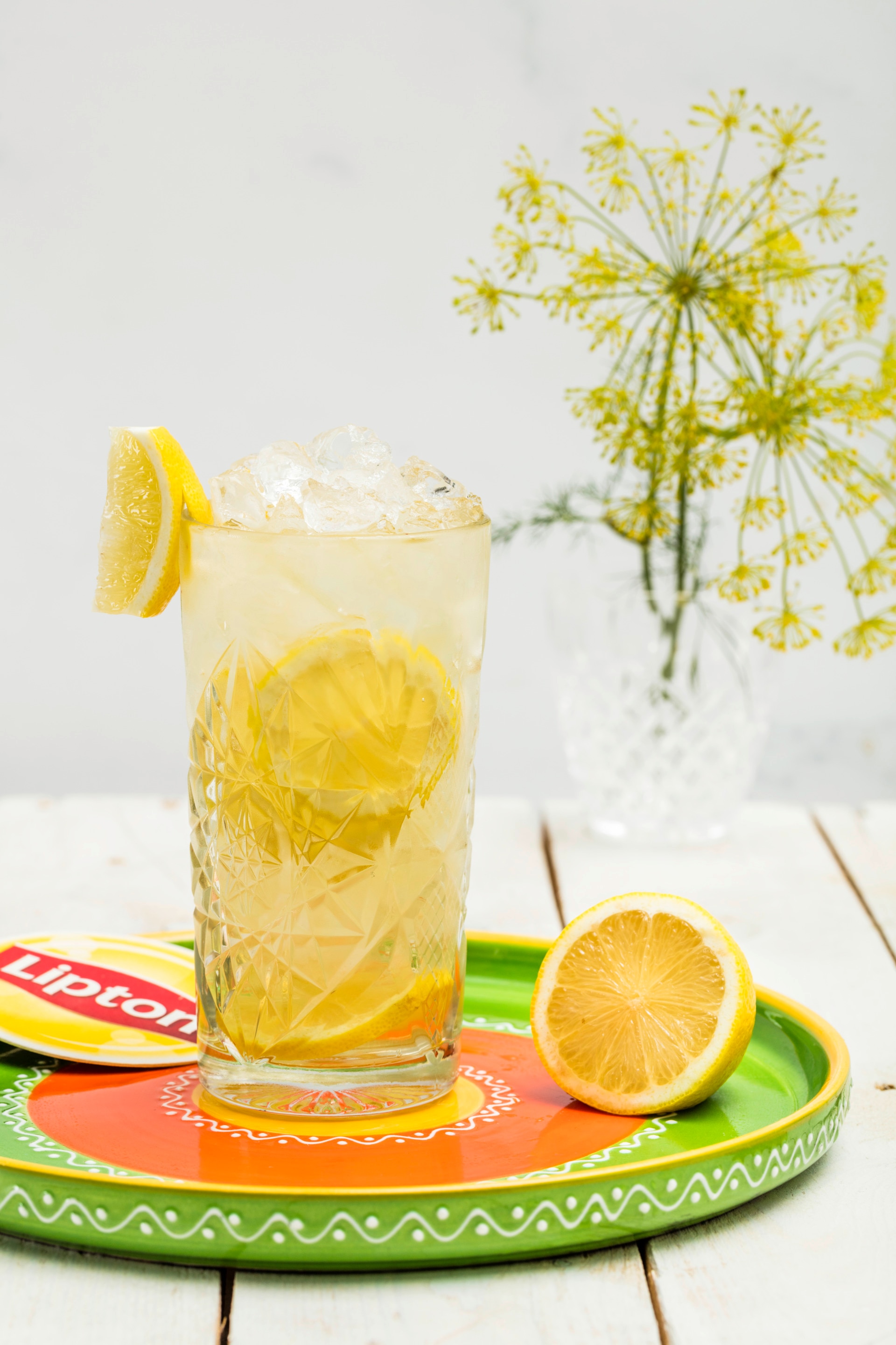 Lipton Ice Tea Green Lemon Met Sprankelend Water, Citroen En Gembersiroop