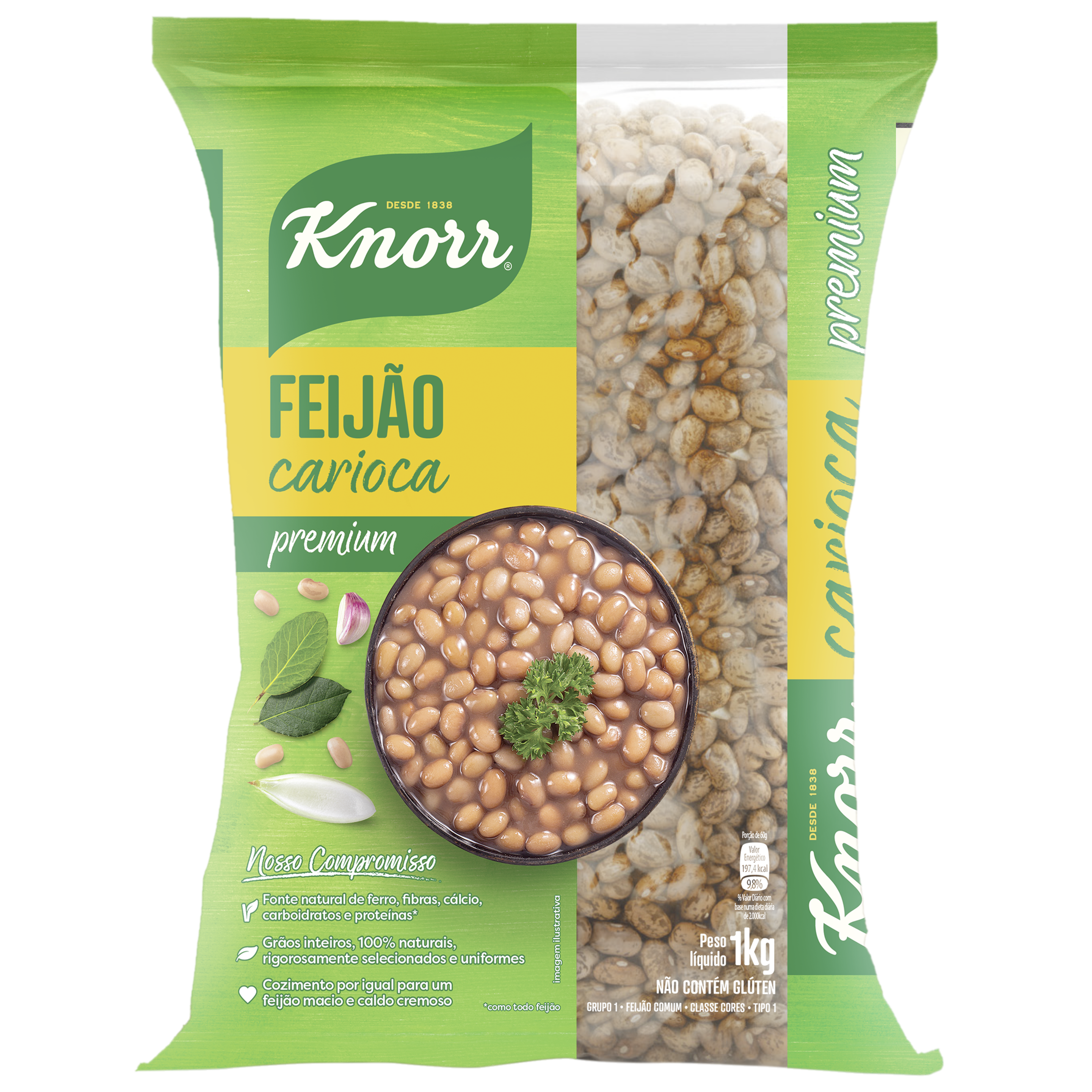 Embalagem do Feijão Carioca Knorr