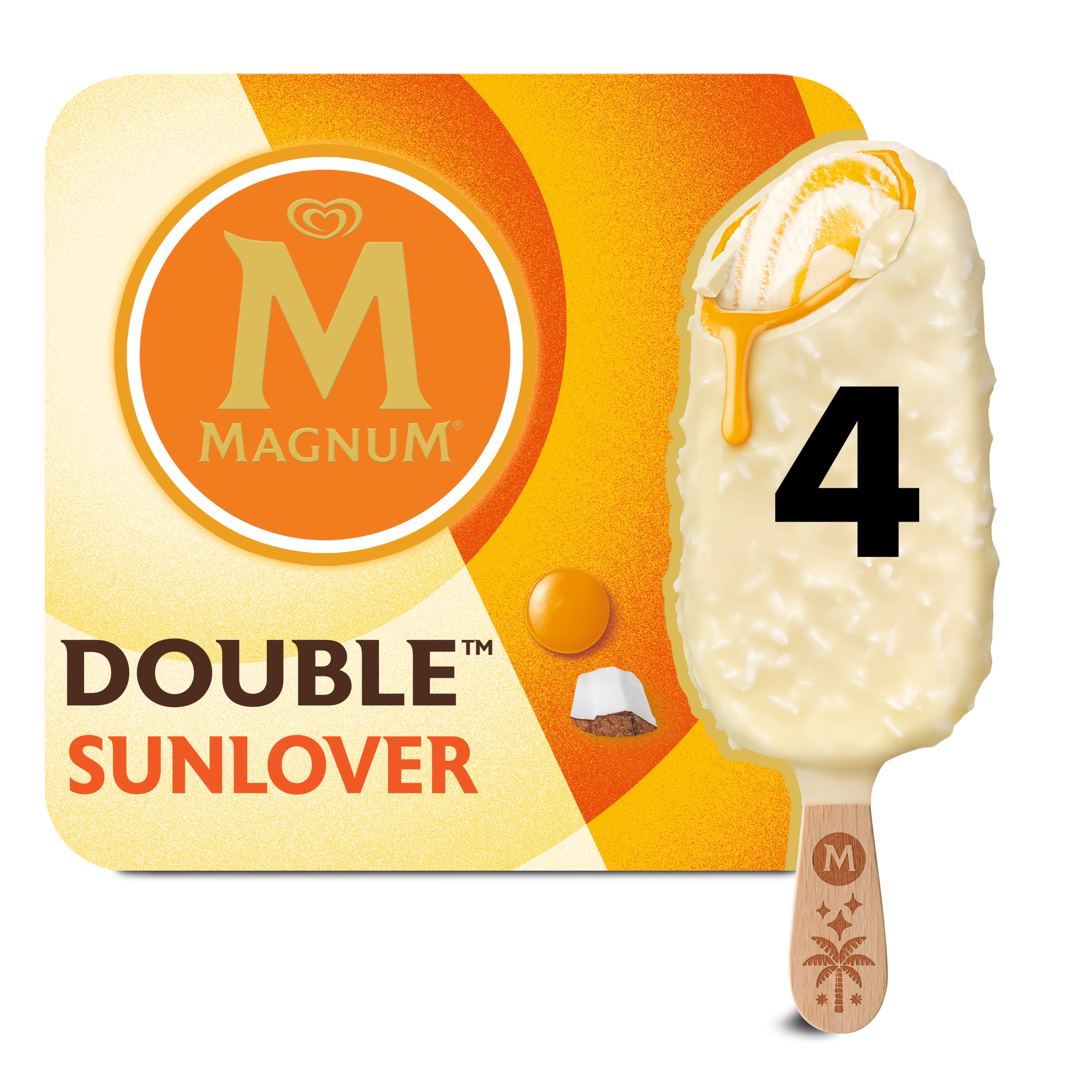 Magnum Double Sunlover 4 x 85 ml