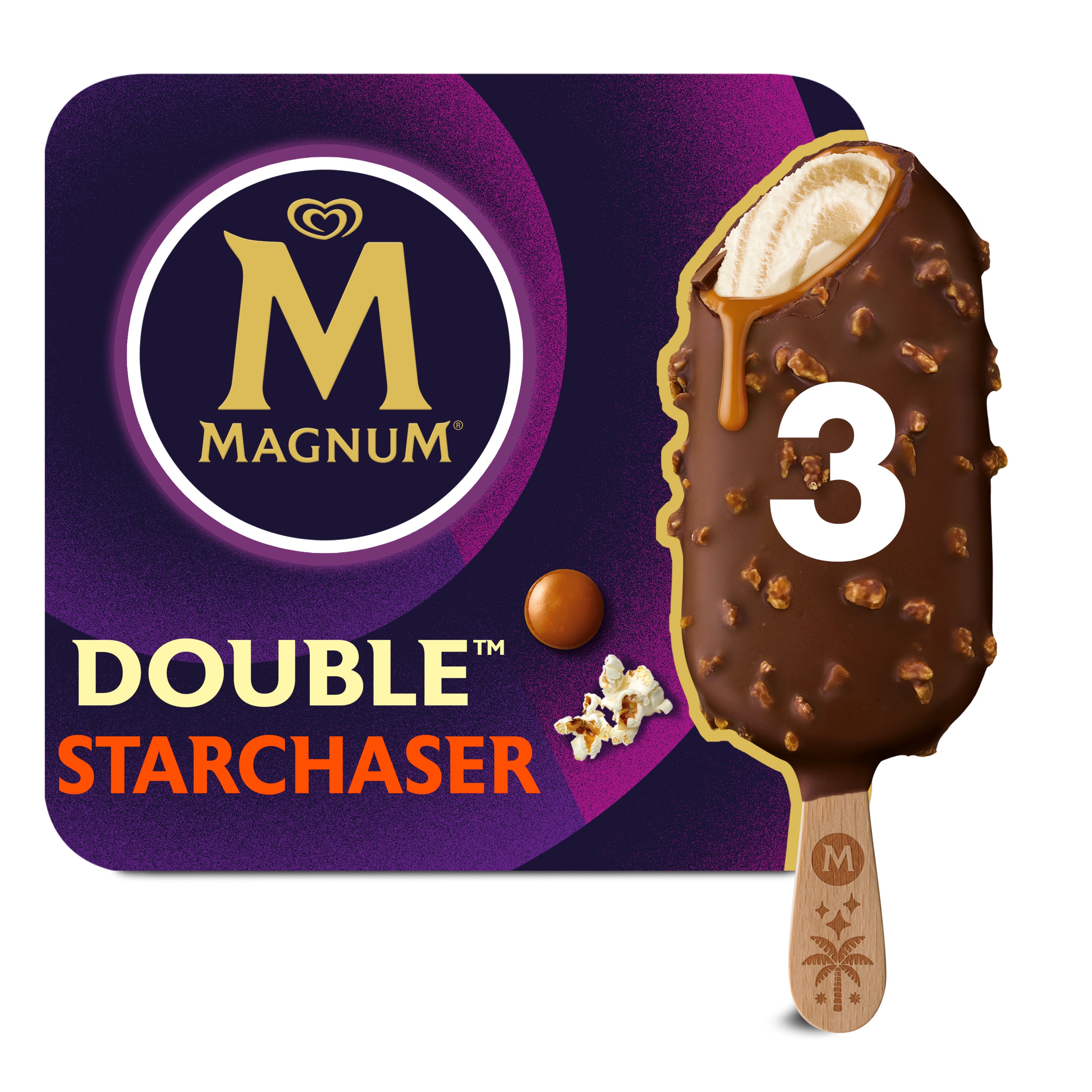 Magnum Double Starchaser Ice Cream 3 x 85ml