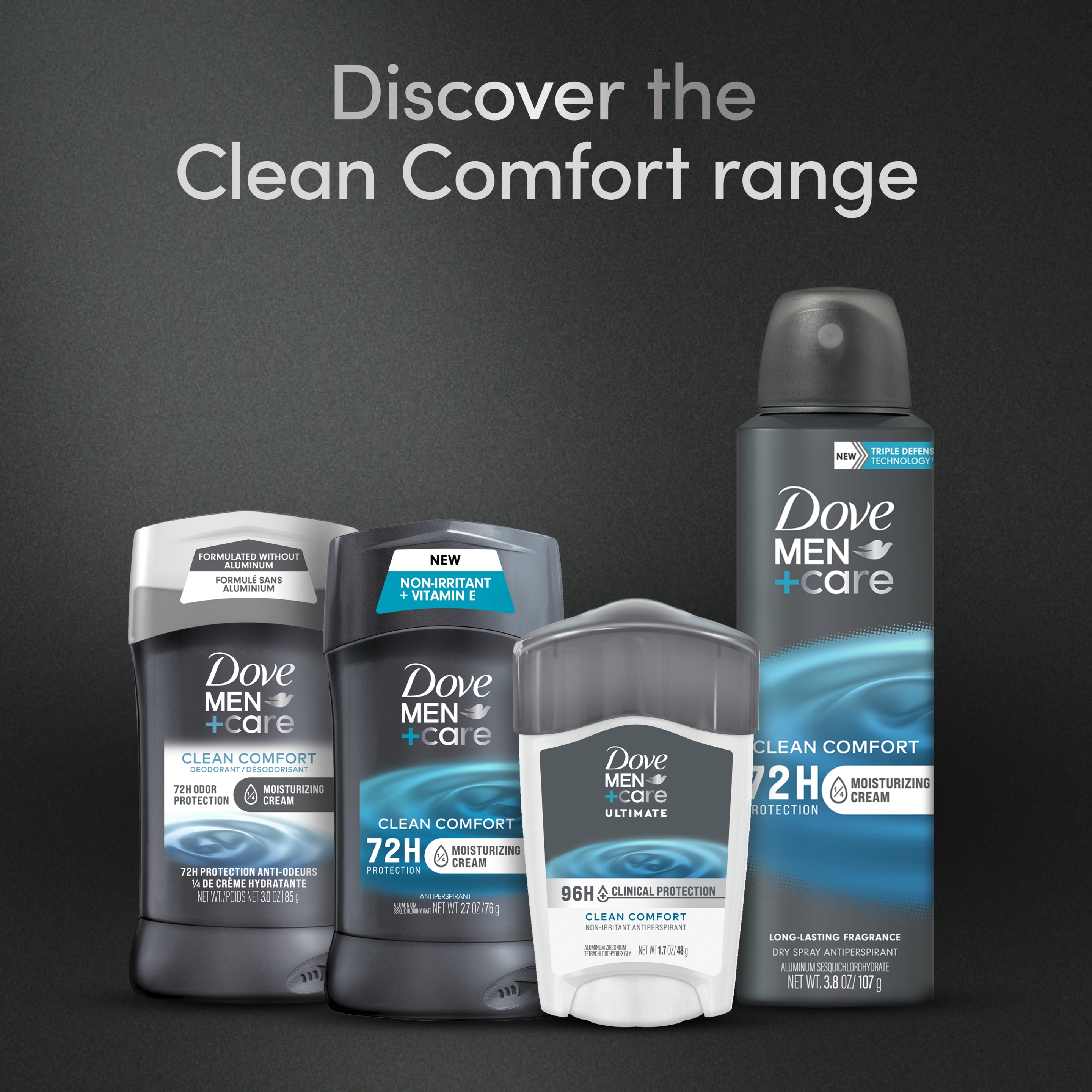 Men+Care Clean Comfort Clinical Protection Antiperspirant