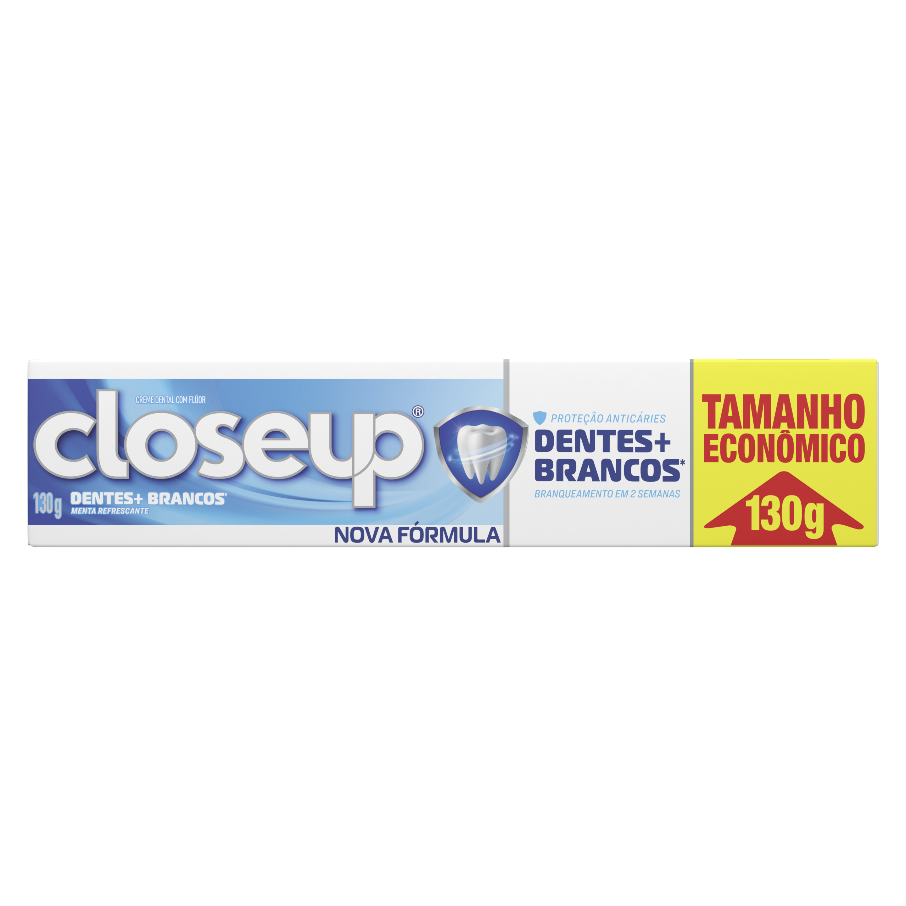 Creme Dental Closeup Dentes + Brancos 130g frente