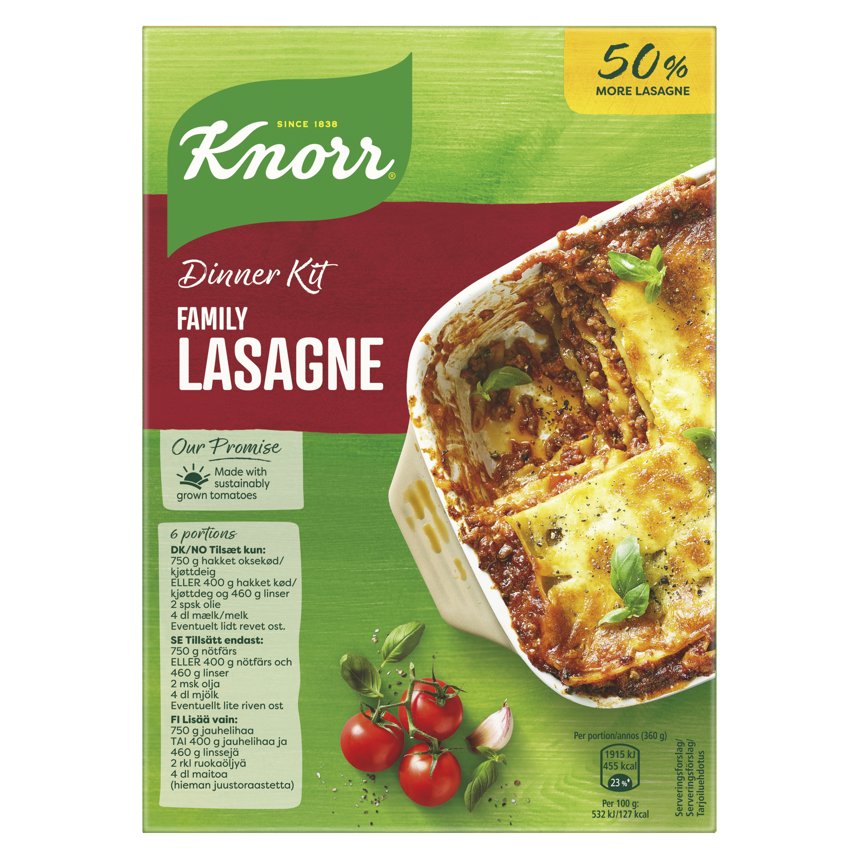 Dinner Kit Family Lasagne
