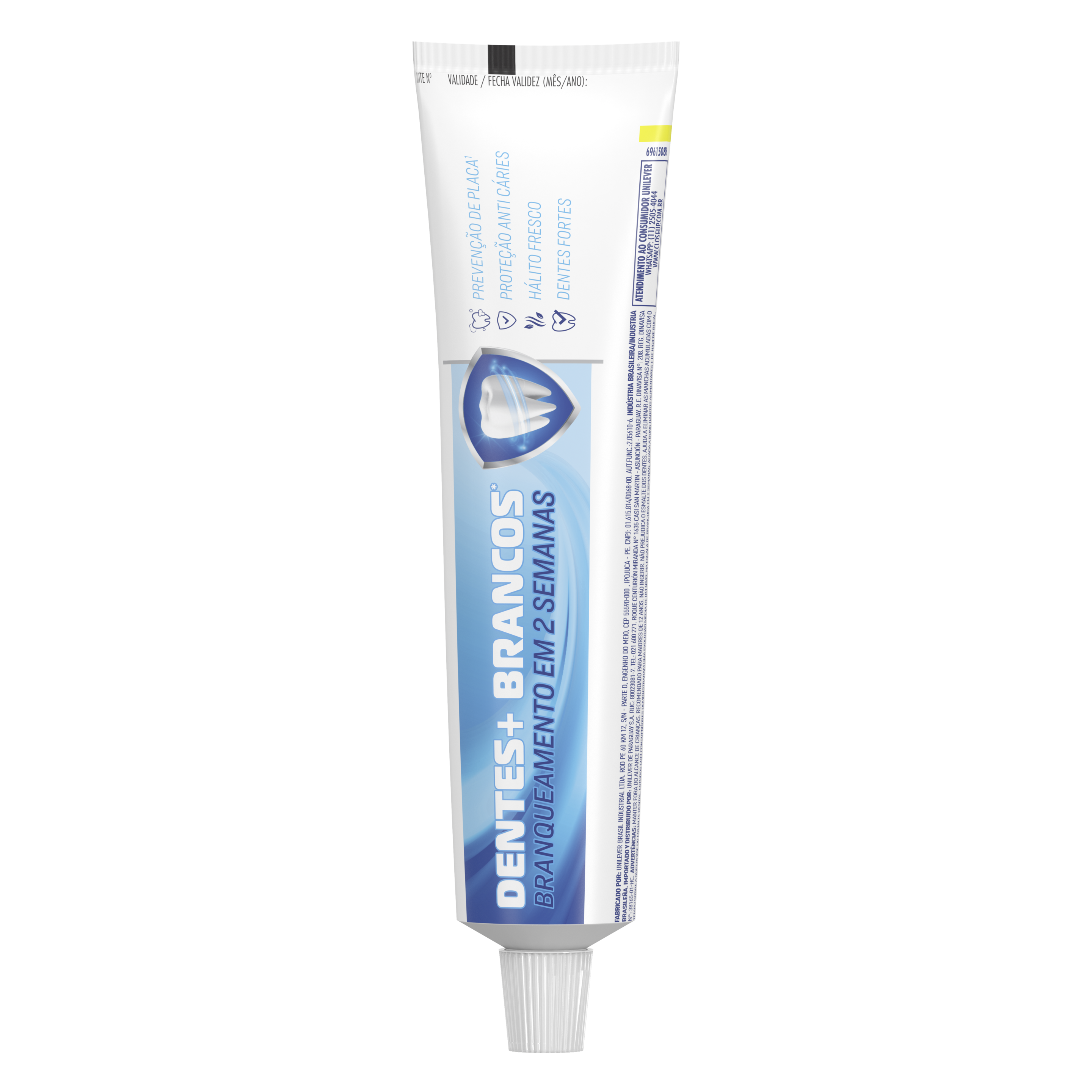 Creme Dental Closeup Dentes + Brancos 130g trás