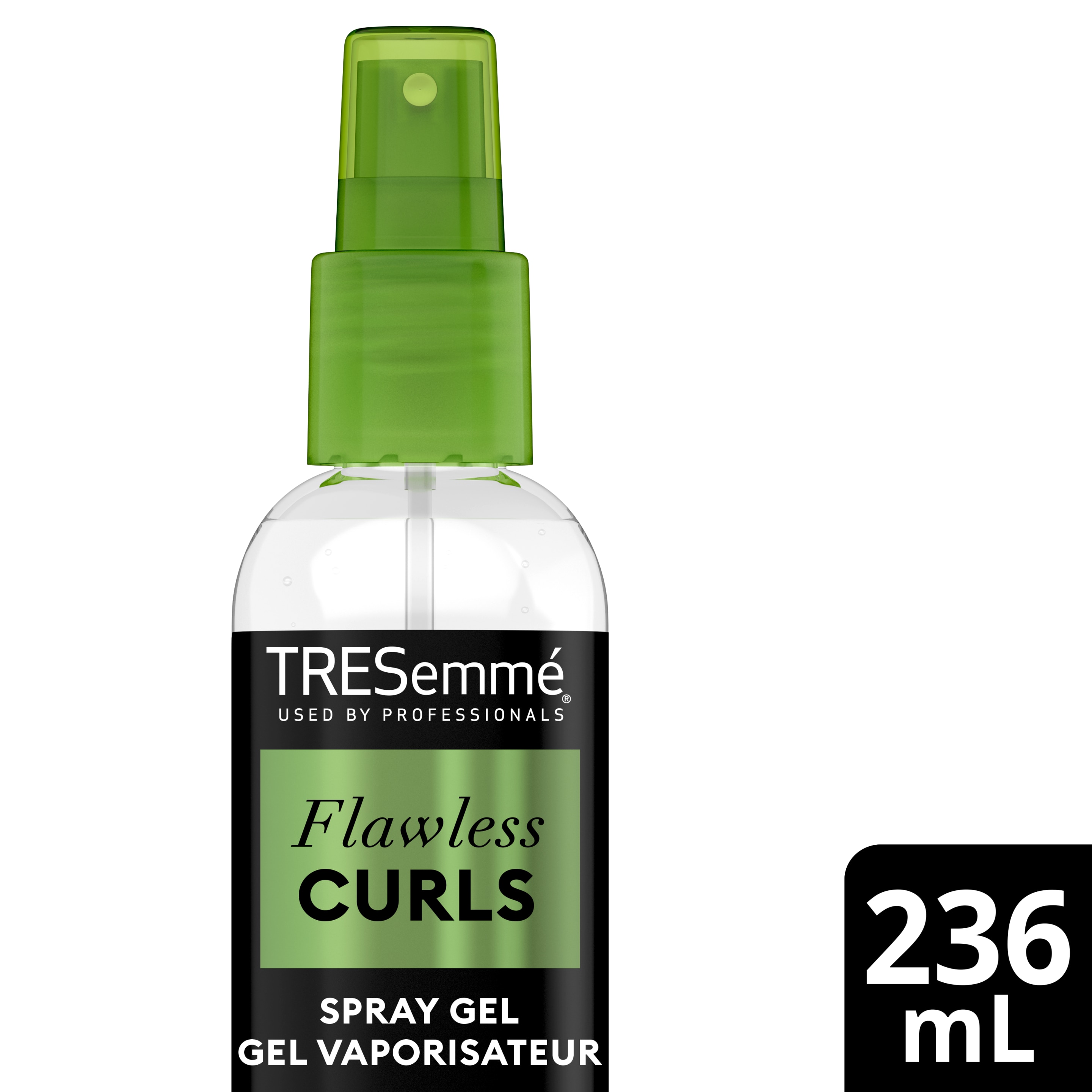 Image de l'avant d'une bouteille de Curl Defining Spray Gel de 236 ml