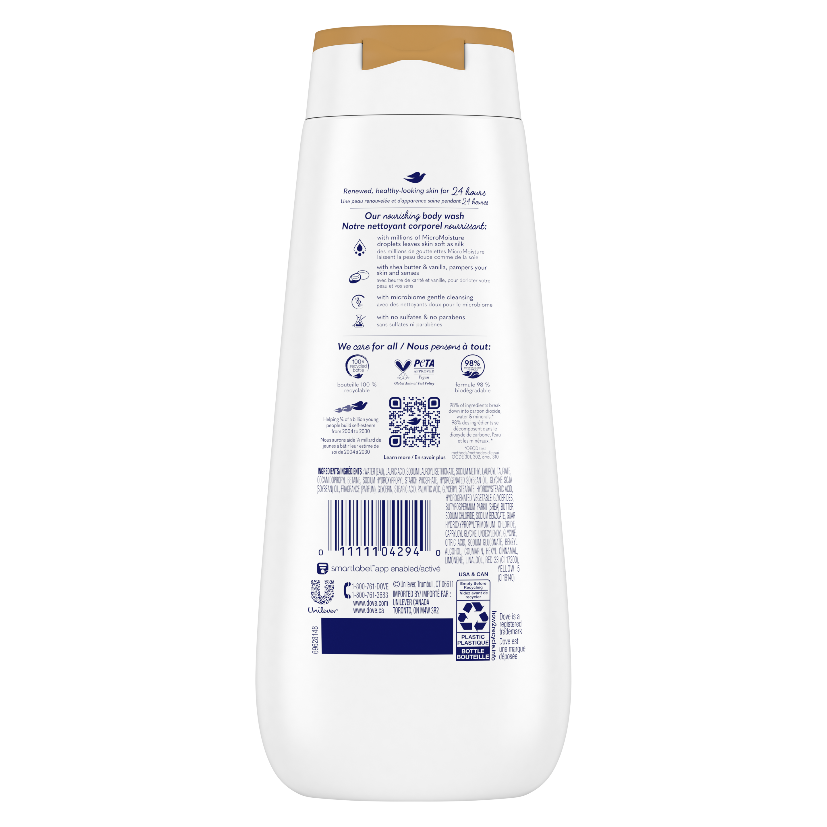 Dove Pampering Body Wash with Shea Butter & Warm Vanilla