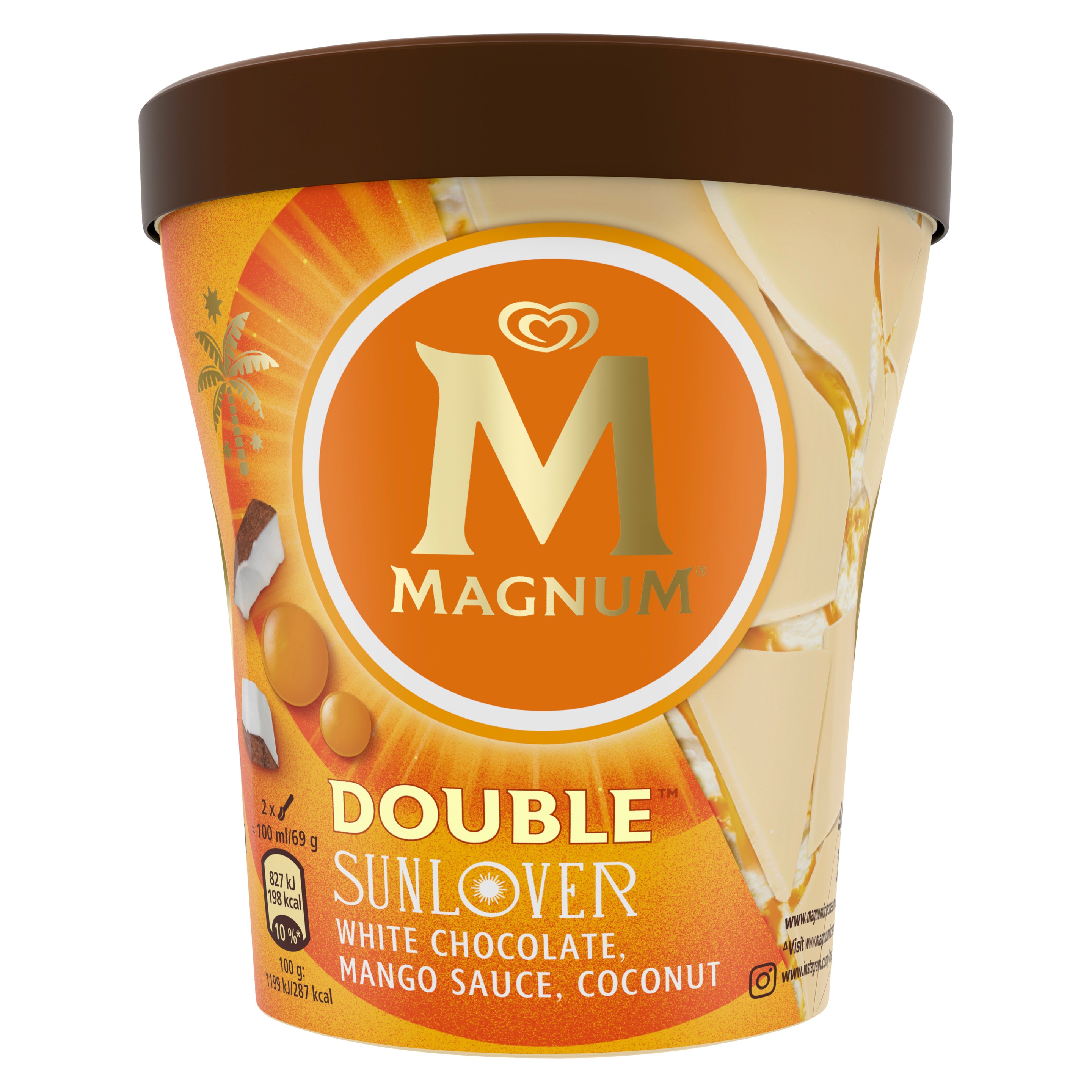 Magnum Double Sunlover Tub 440ml