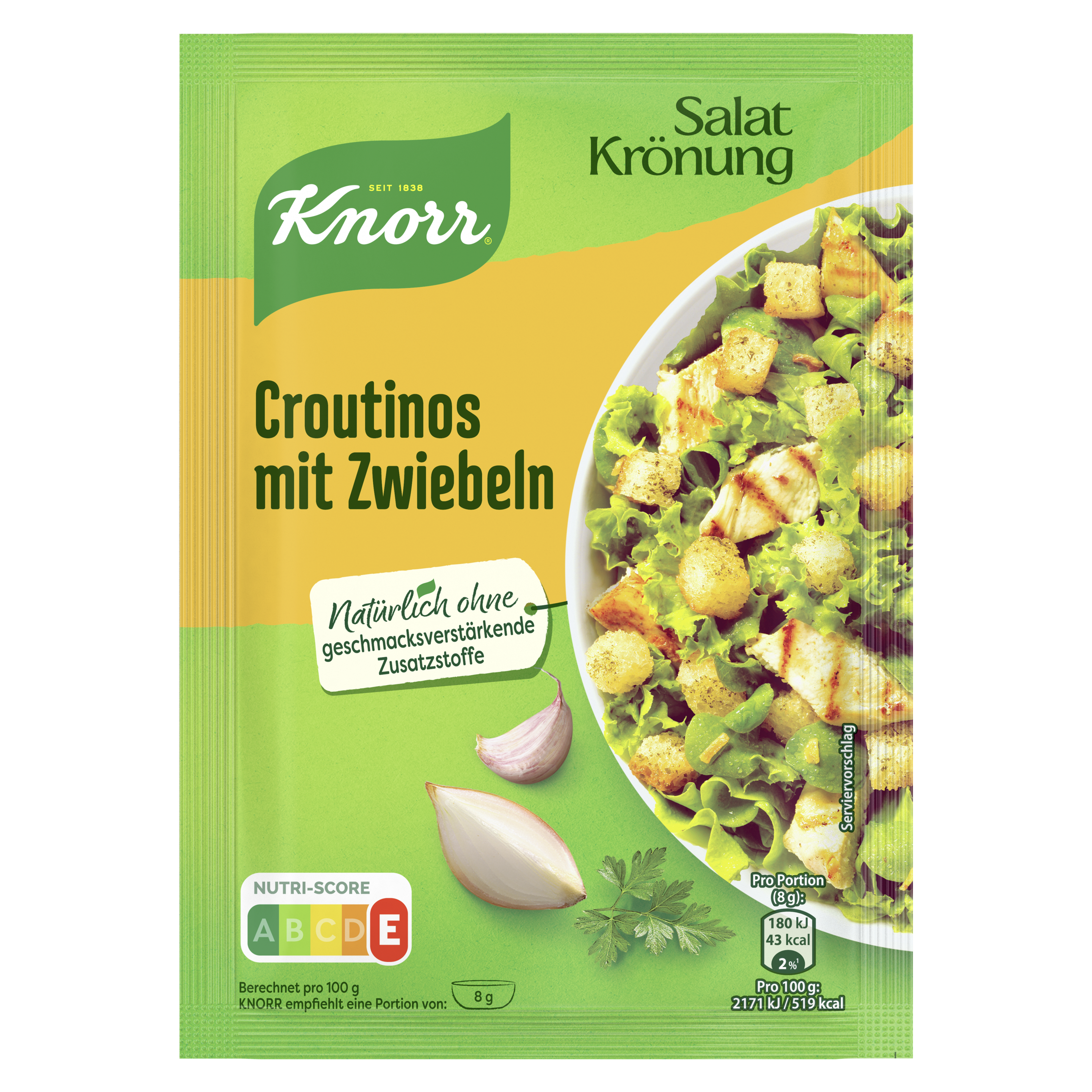 Knorr Salatkrönung Croutinos mit Zwiebeln Croutinos 3 Portionen