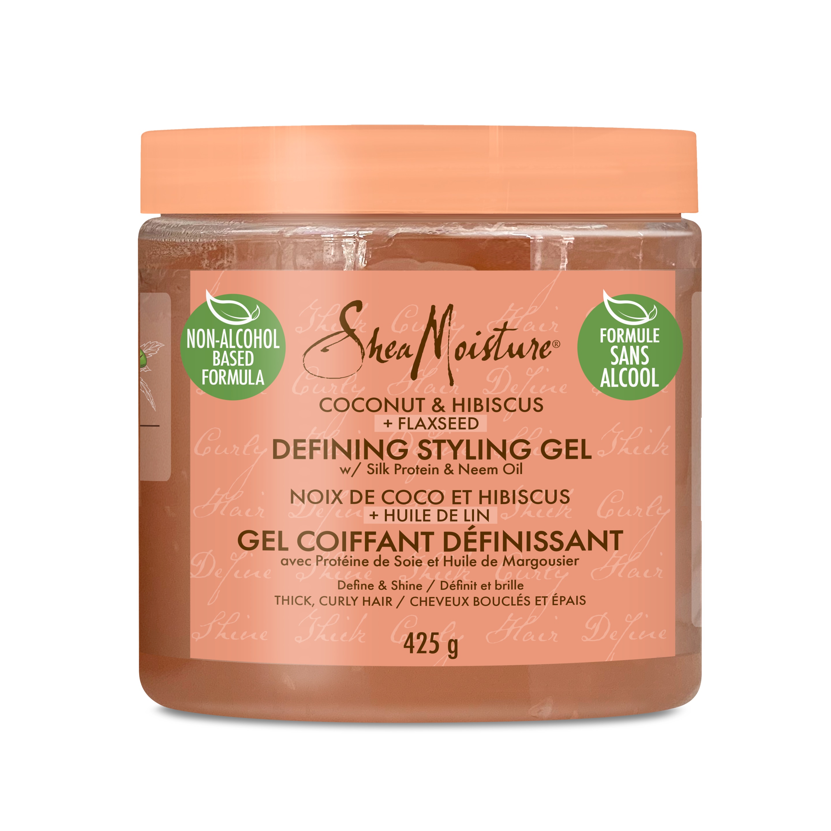 Coconut & Hibiscus Defining Styling Gel 15 oz packshot