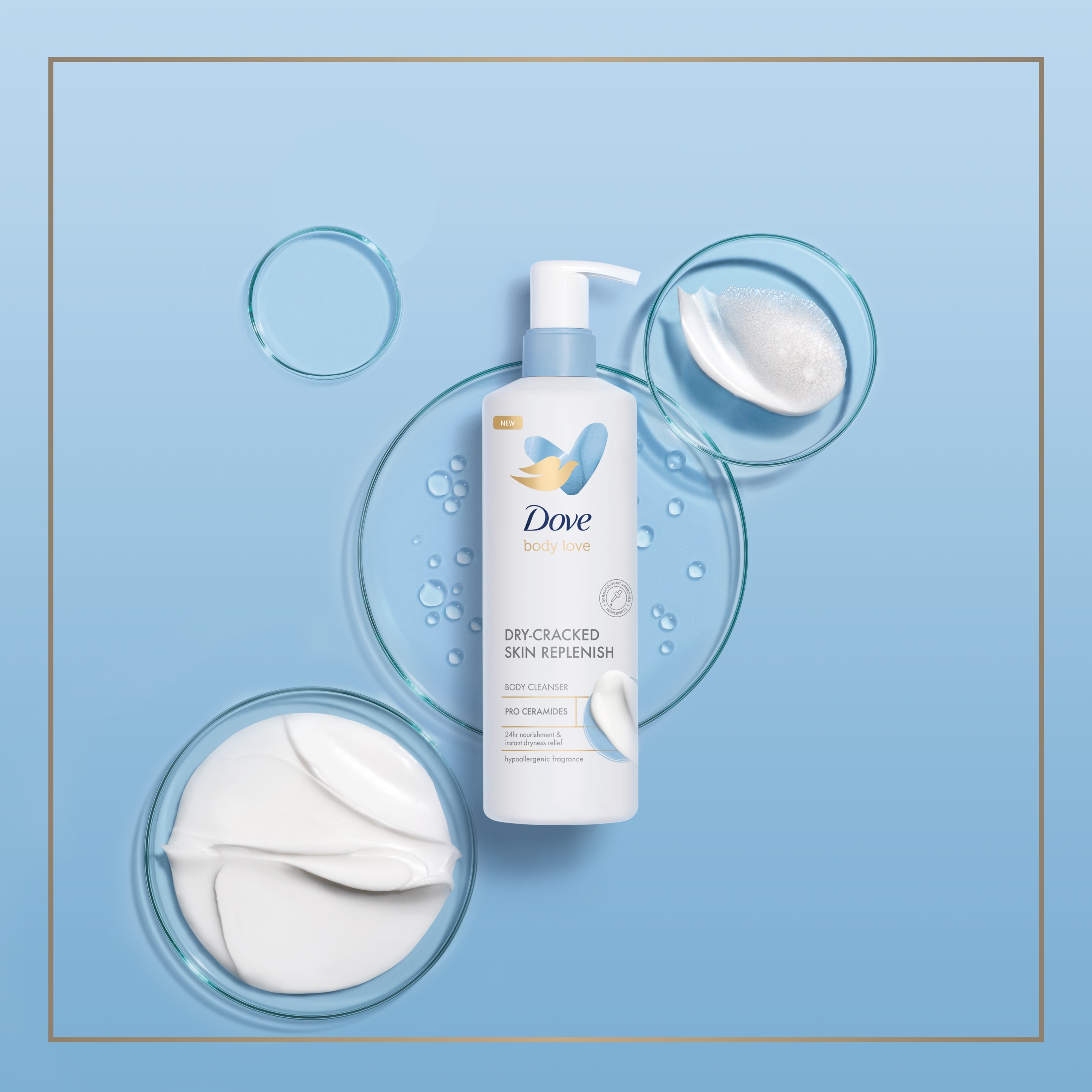 Dove Dry Cracked Skin Cleanser