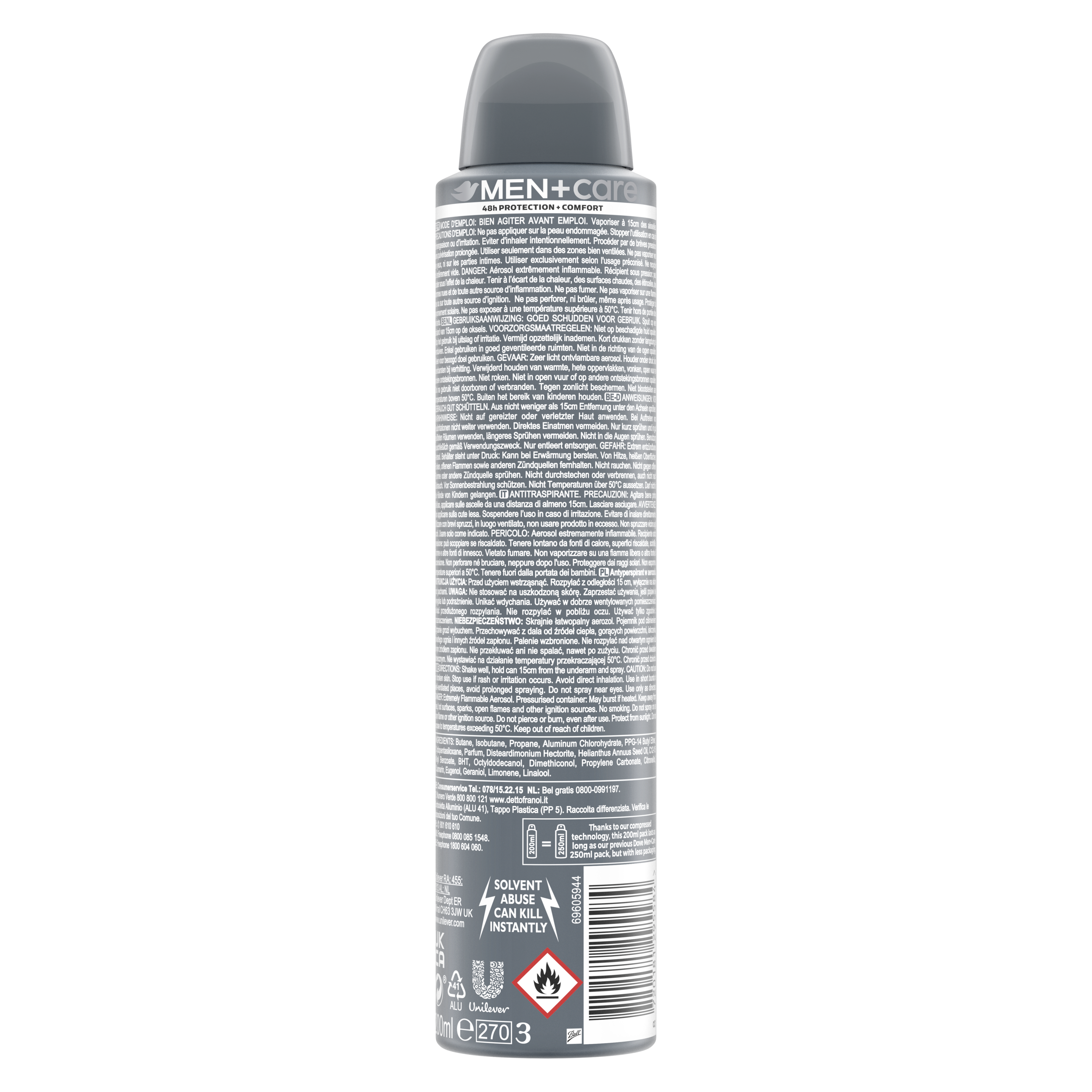 Men's Original Antiperspirant Aerosol 250ml