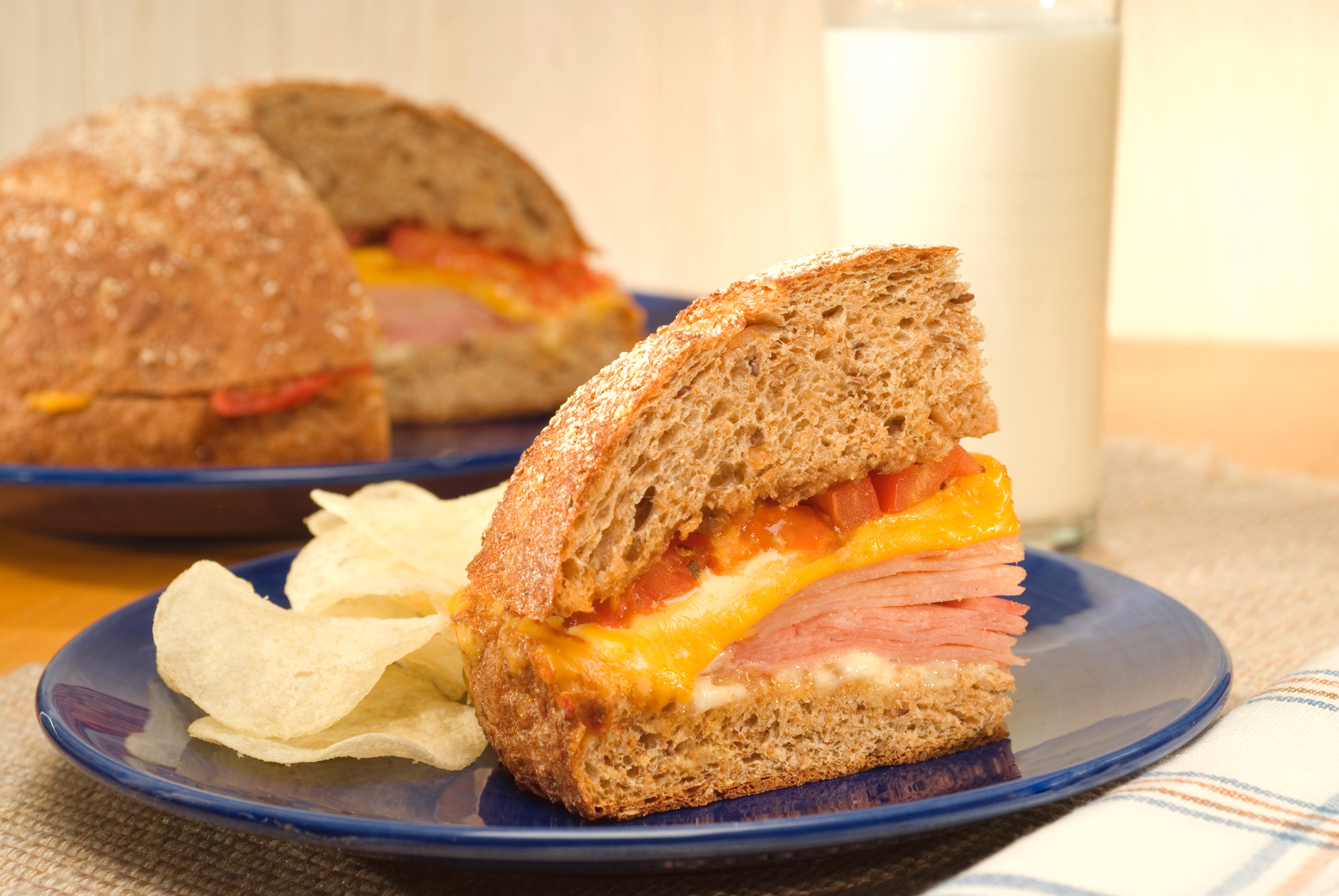 Easy Hot Ham Sandwich