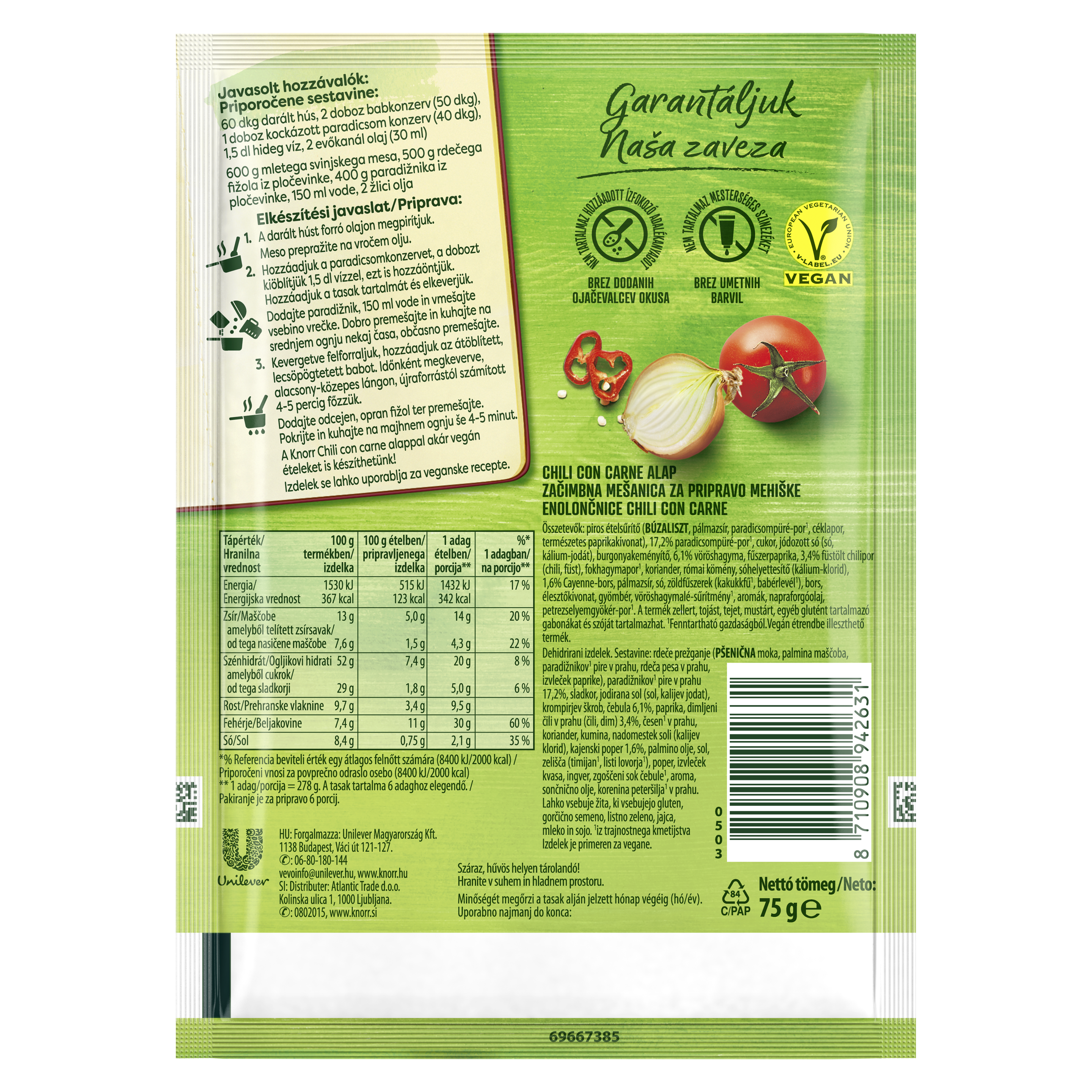 Knorr Chili con Carne alap XXL