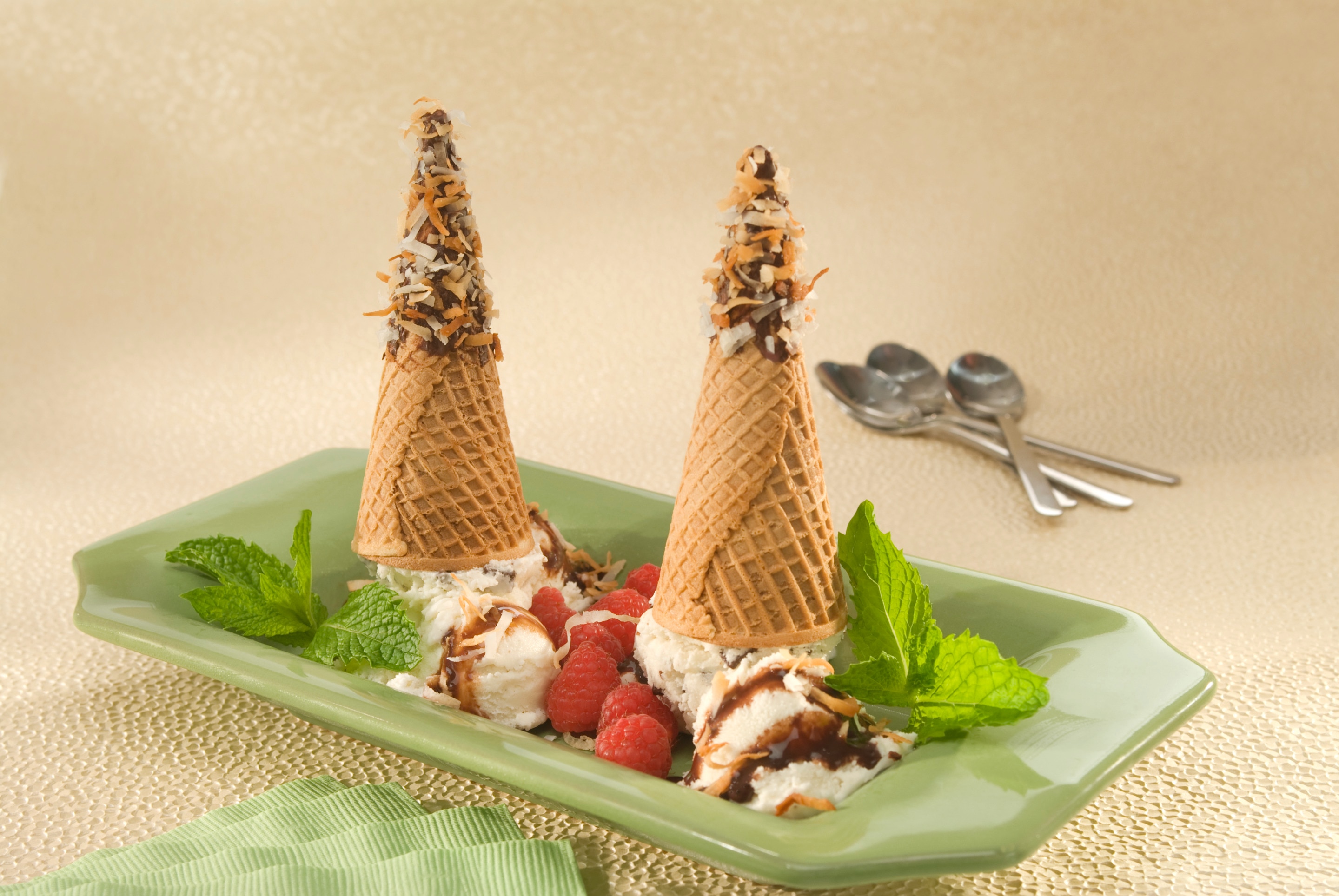 Sundaes mellizos invertidos Churchill