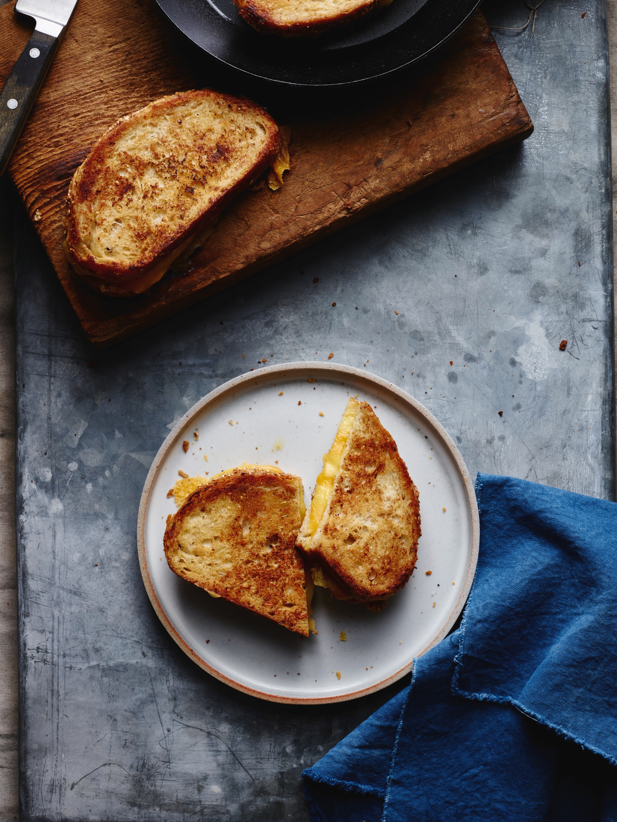 Perfectly Crispy Grilled Cheese Recipe