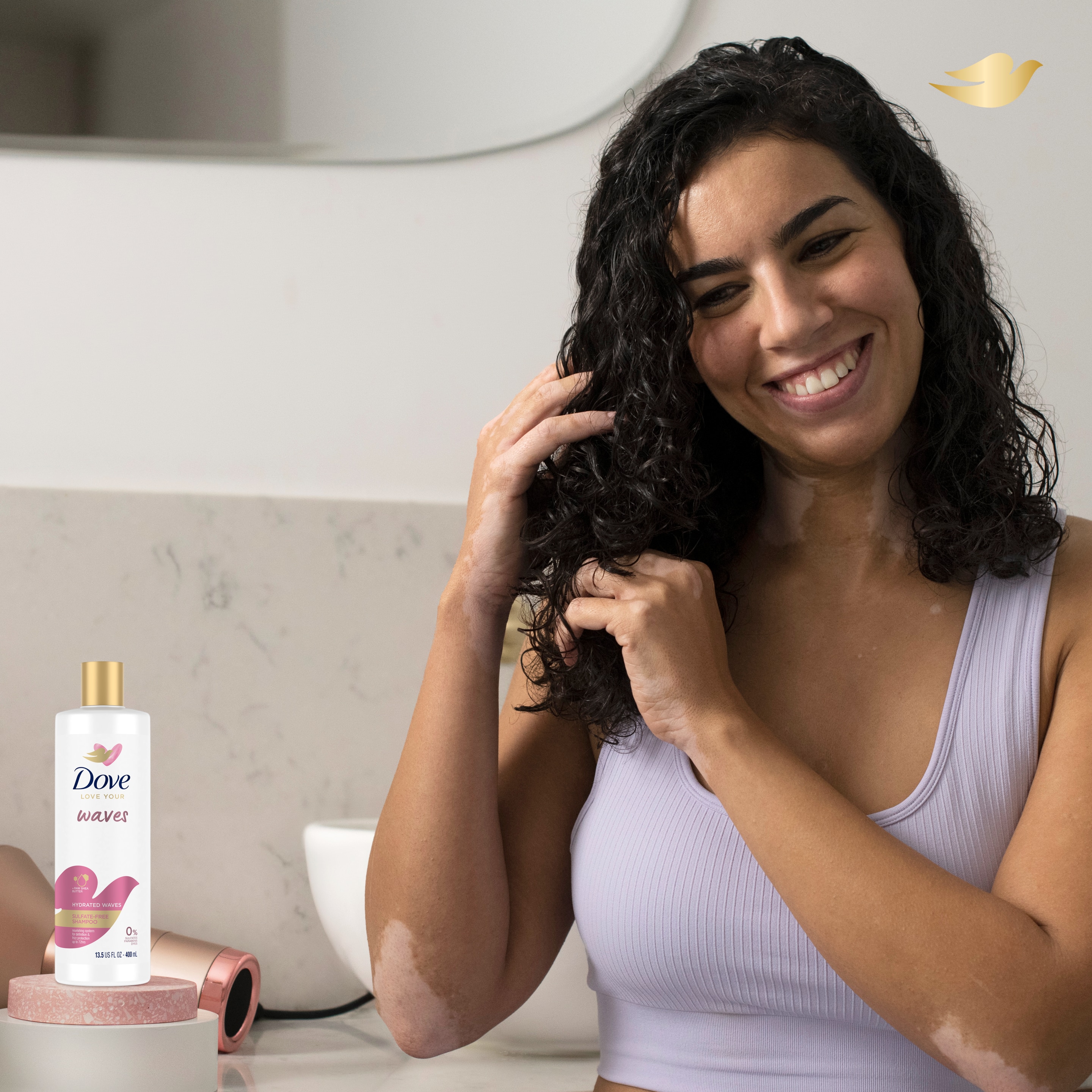 Dove How to repair damaged wavy hair in 6 easy steps