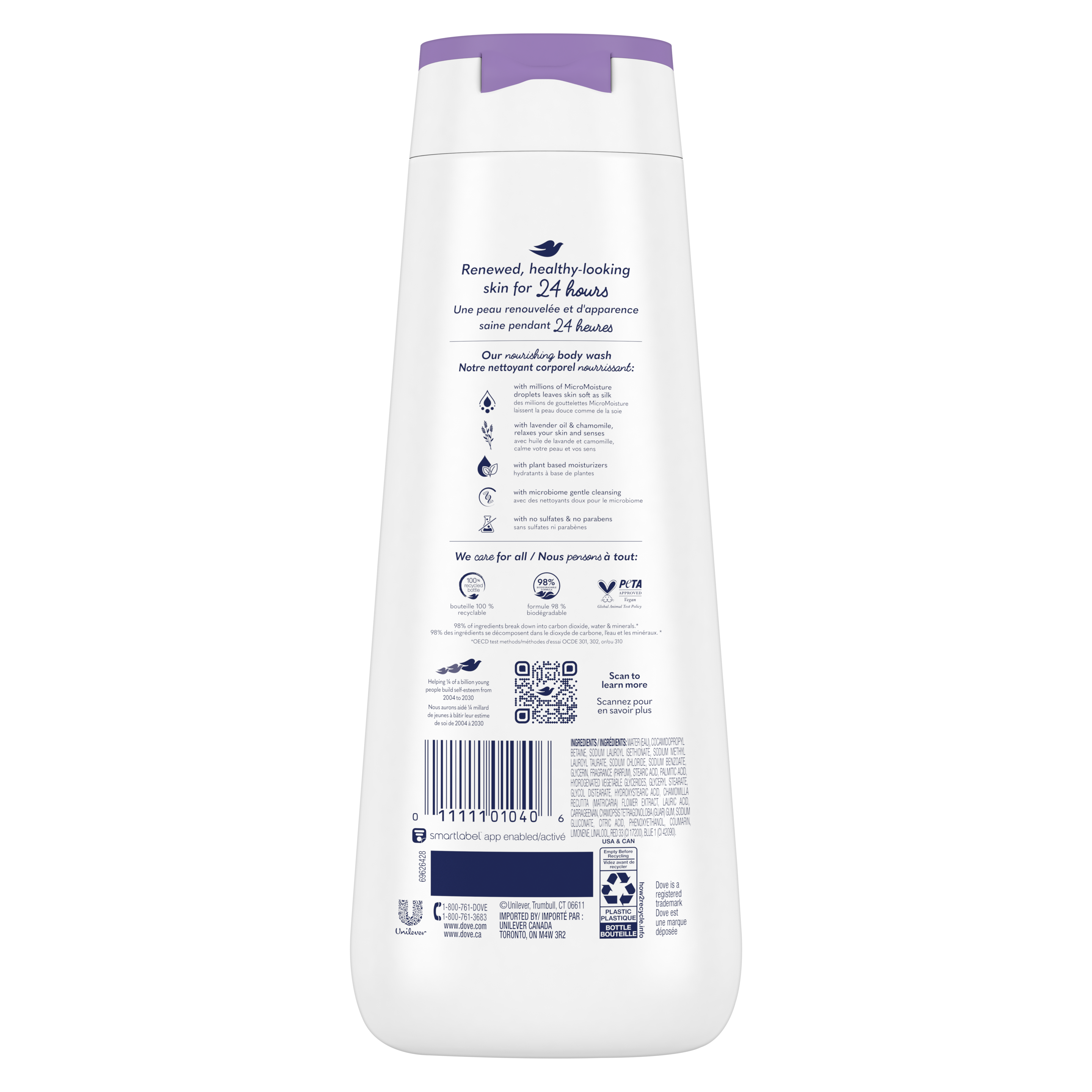 Relaxing Body Wash with Lavender and Chamomile