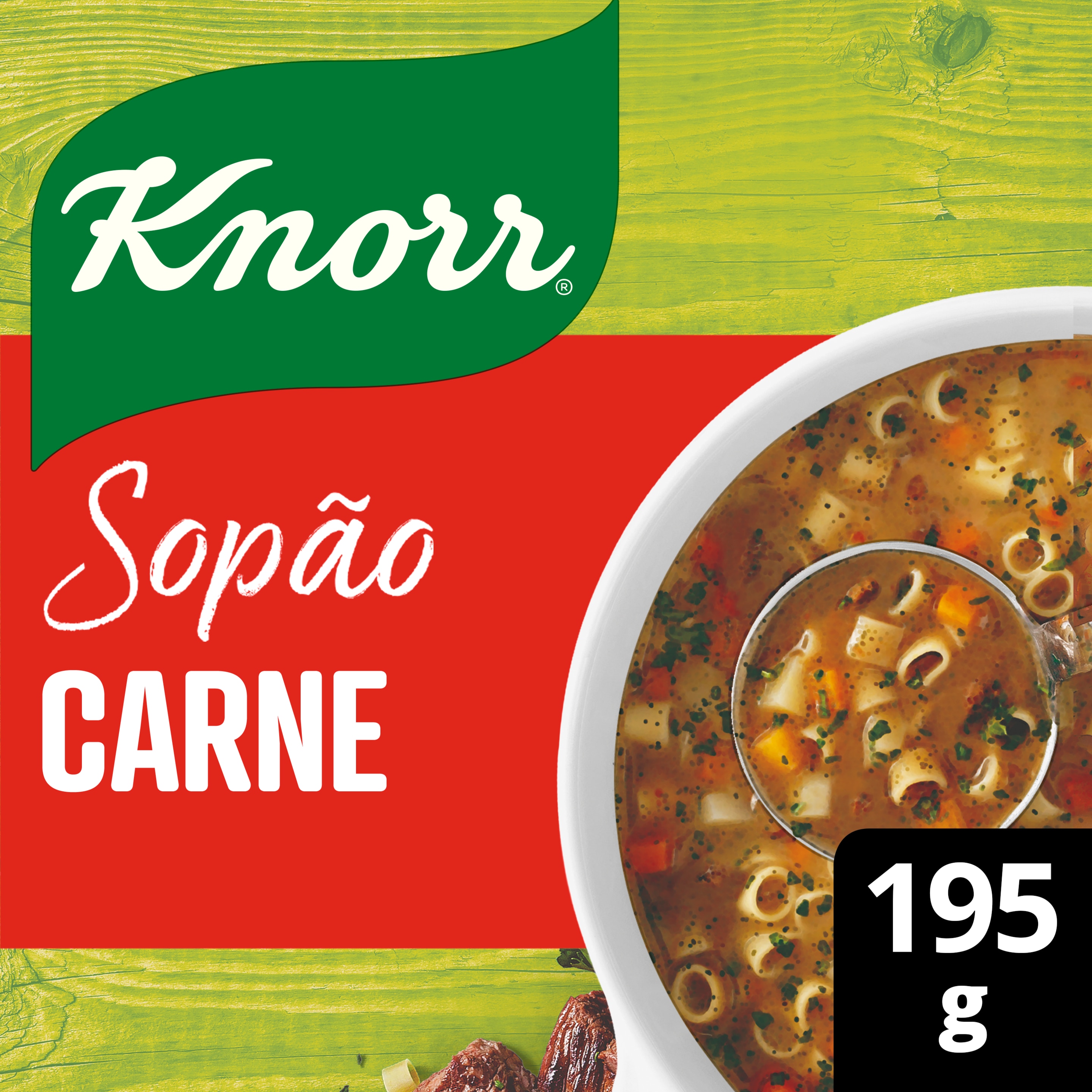 Sopão Knorr Carne mais Macarrão
