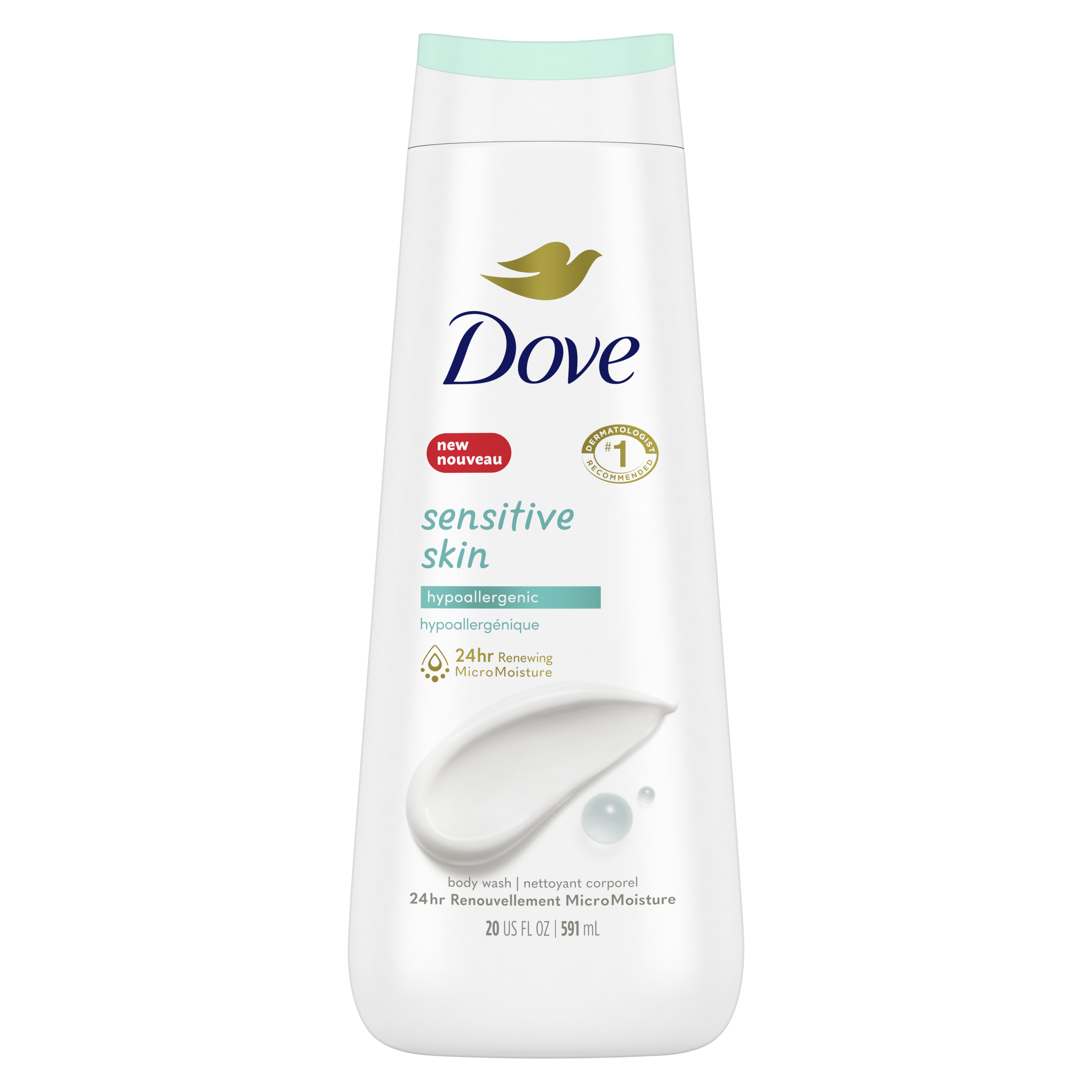Dove Sensitive Skin Body Wash 22 oz