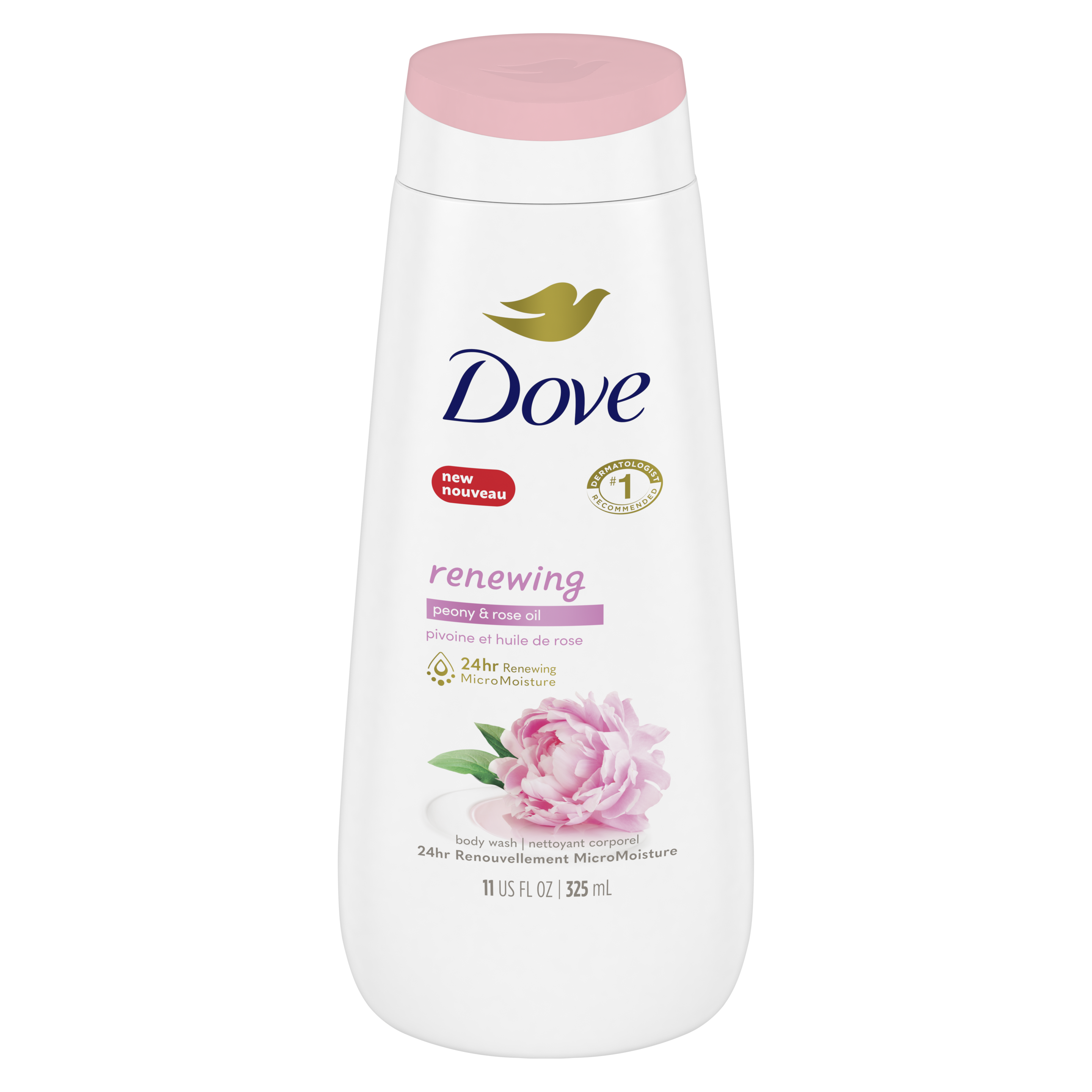 Renewing Body Wash with Peony and Rose Oil