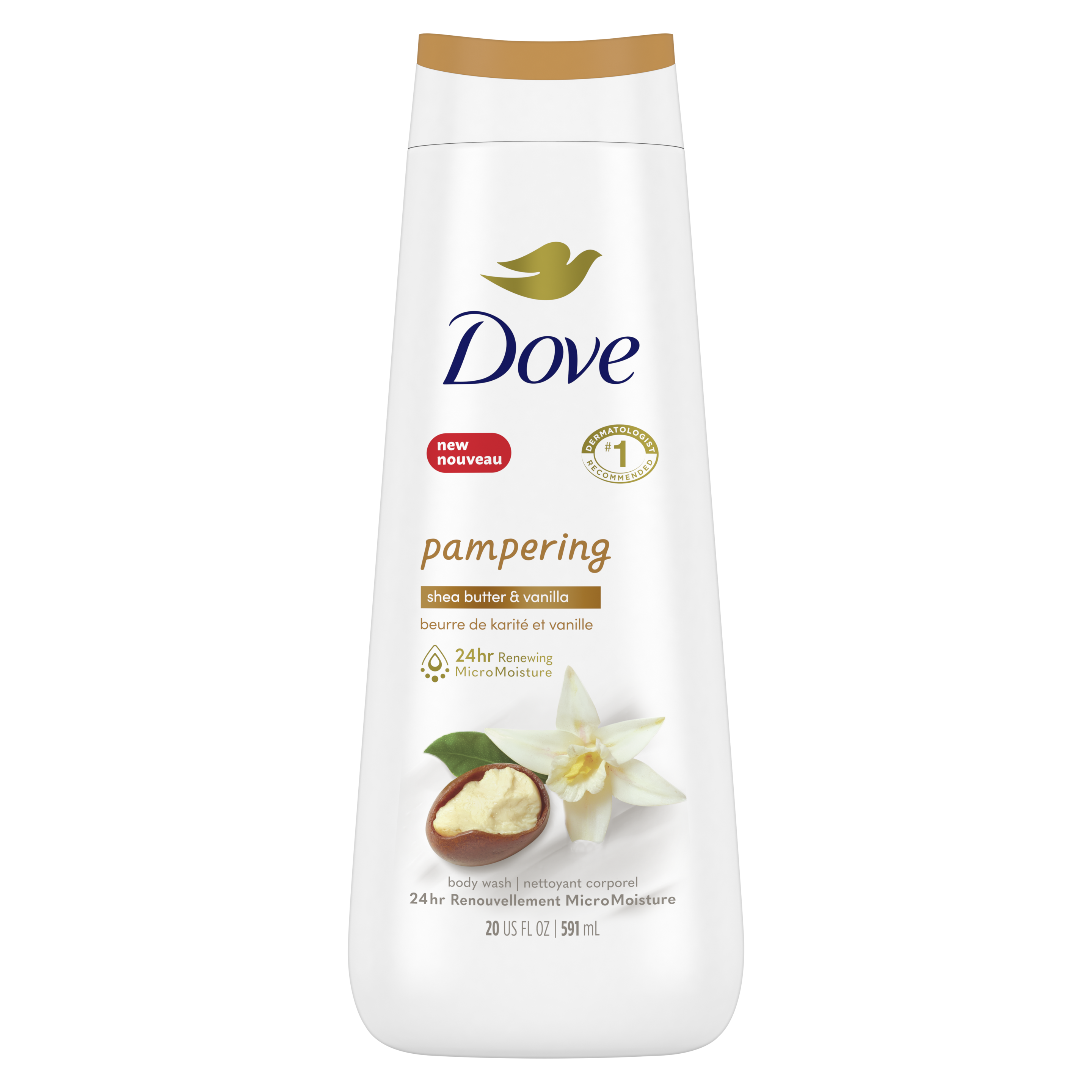Dove Purely Pampering Shea Butter and Vanilla Body Wash 22 oz