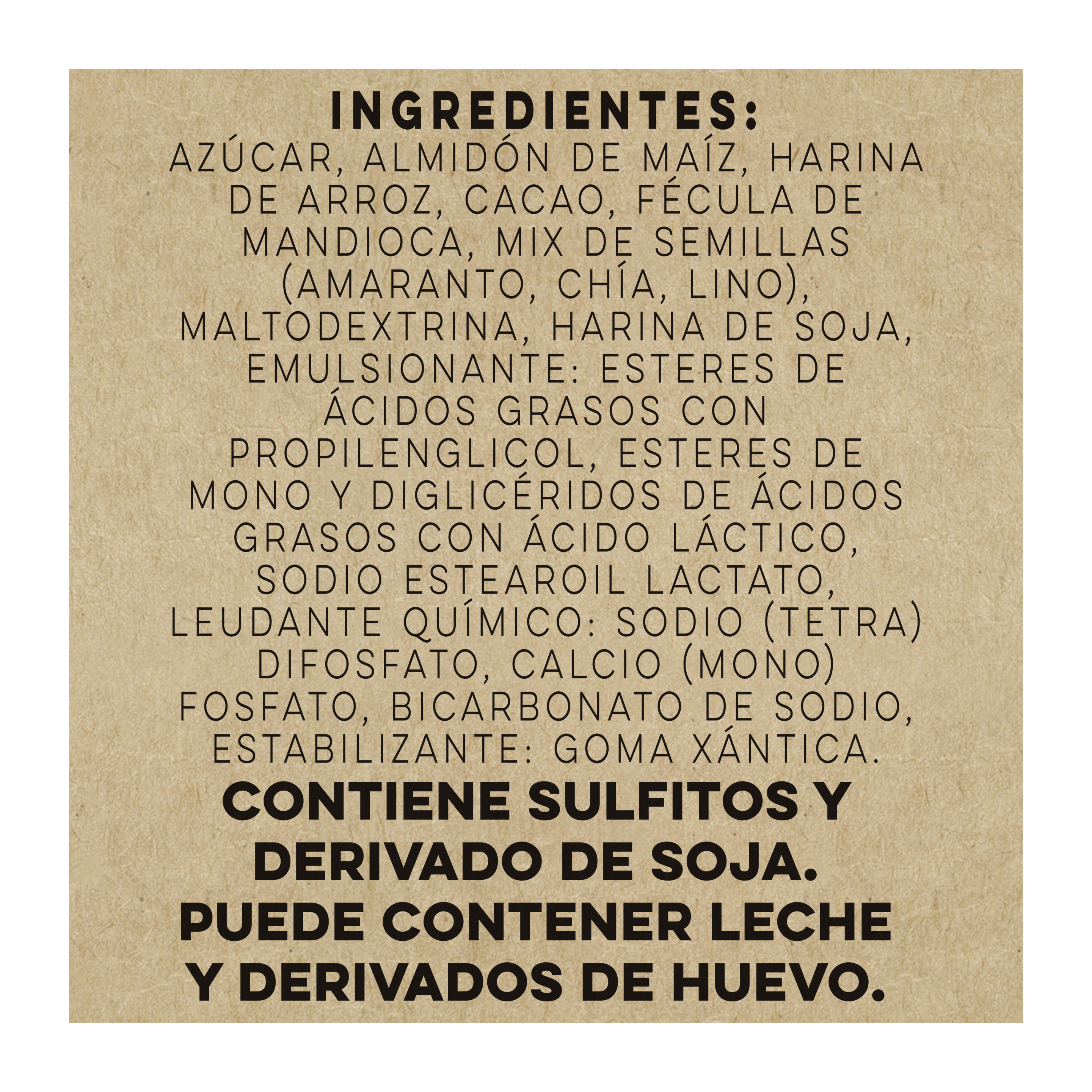 Premezcla de bizcochuelo sabor Chocolate sin TACC - Maizena