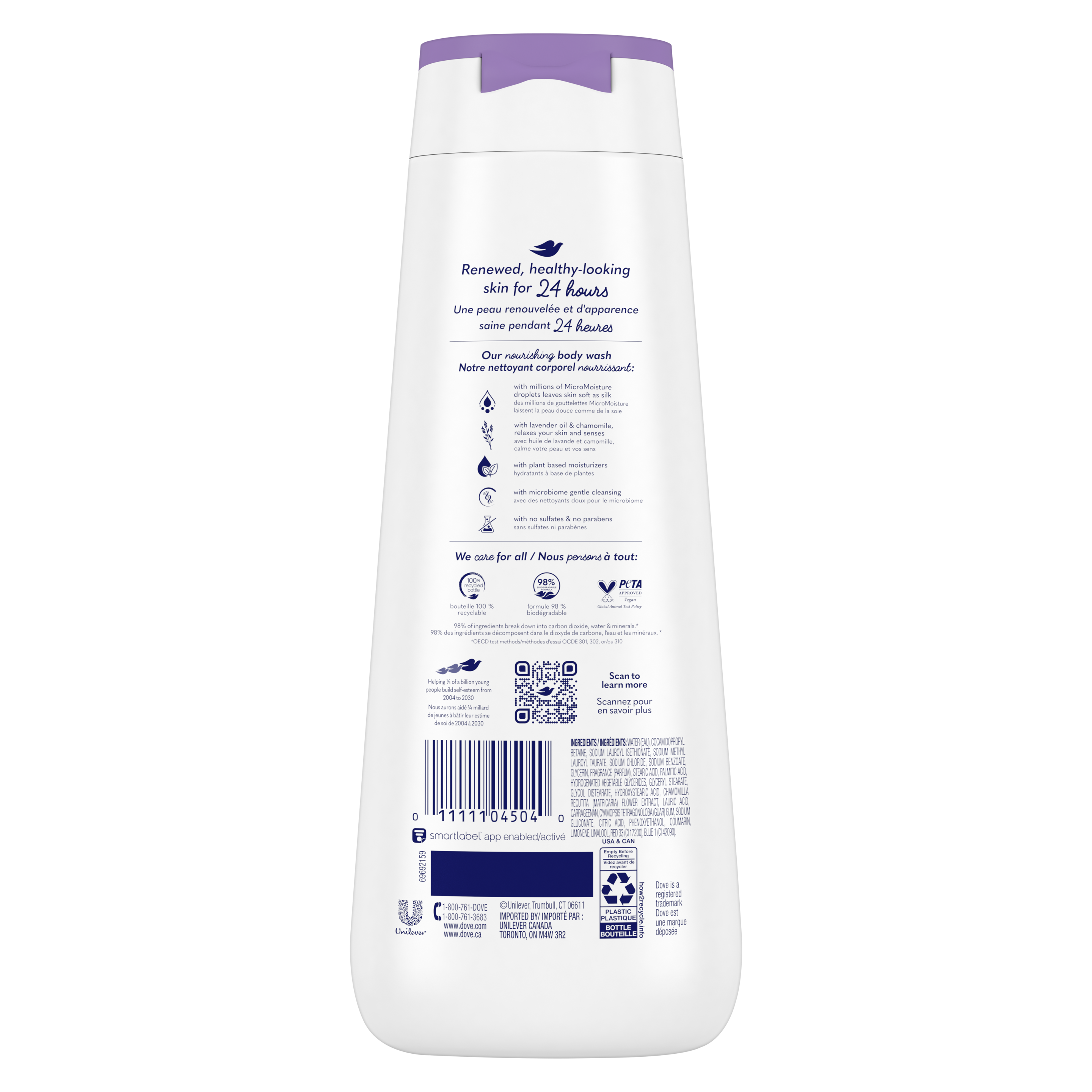 Relaxing Body Wash with Lavender and Chamomile