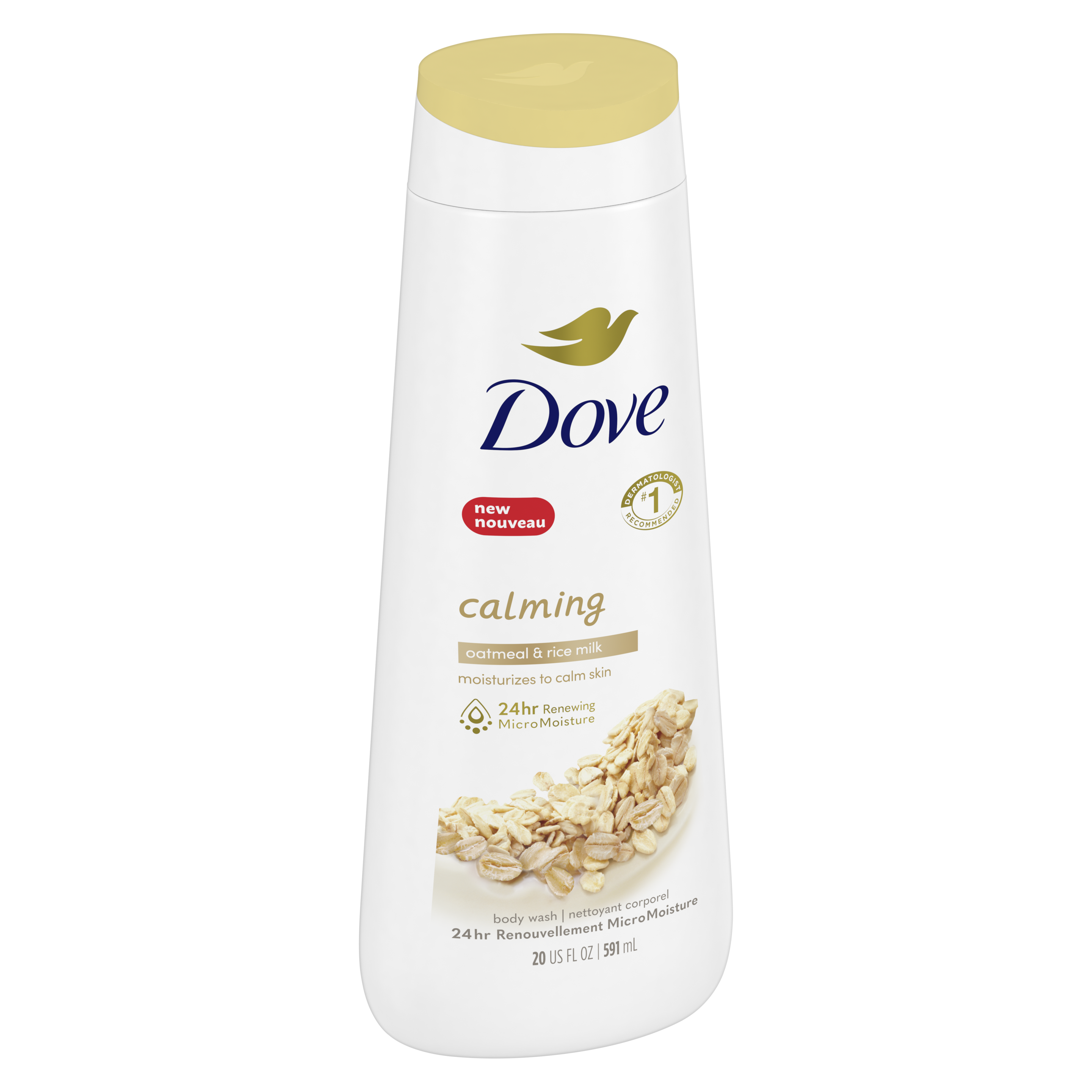 Calming Body Wash with Oatmeal & Rice Milk