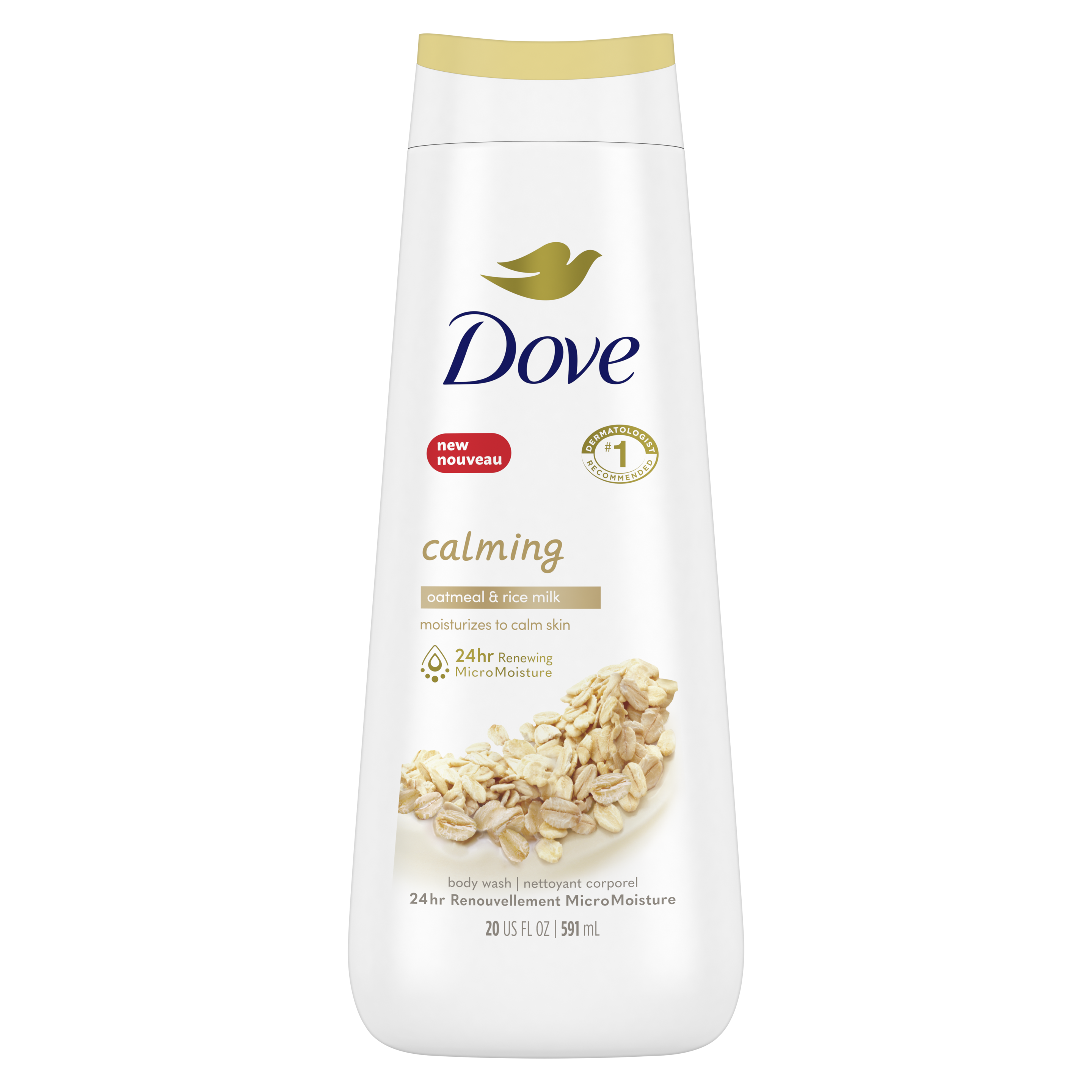 Calming Body Wash with Oatmeal & Rice Milk