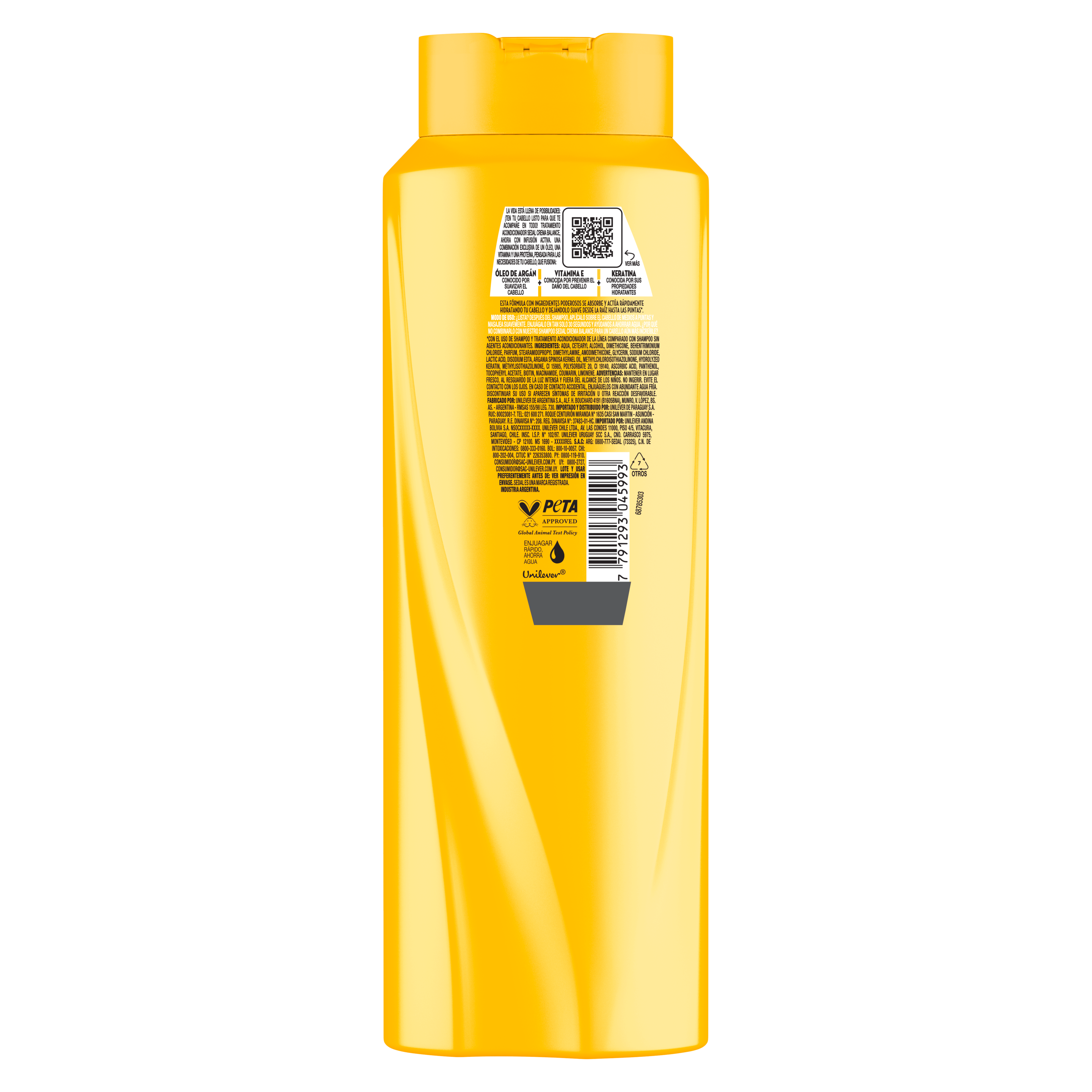 Sedal Crema Balance Toque de Seda Acondicionador