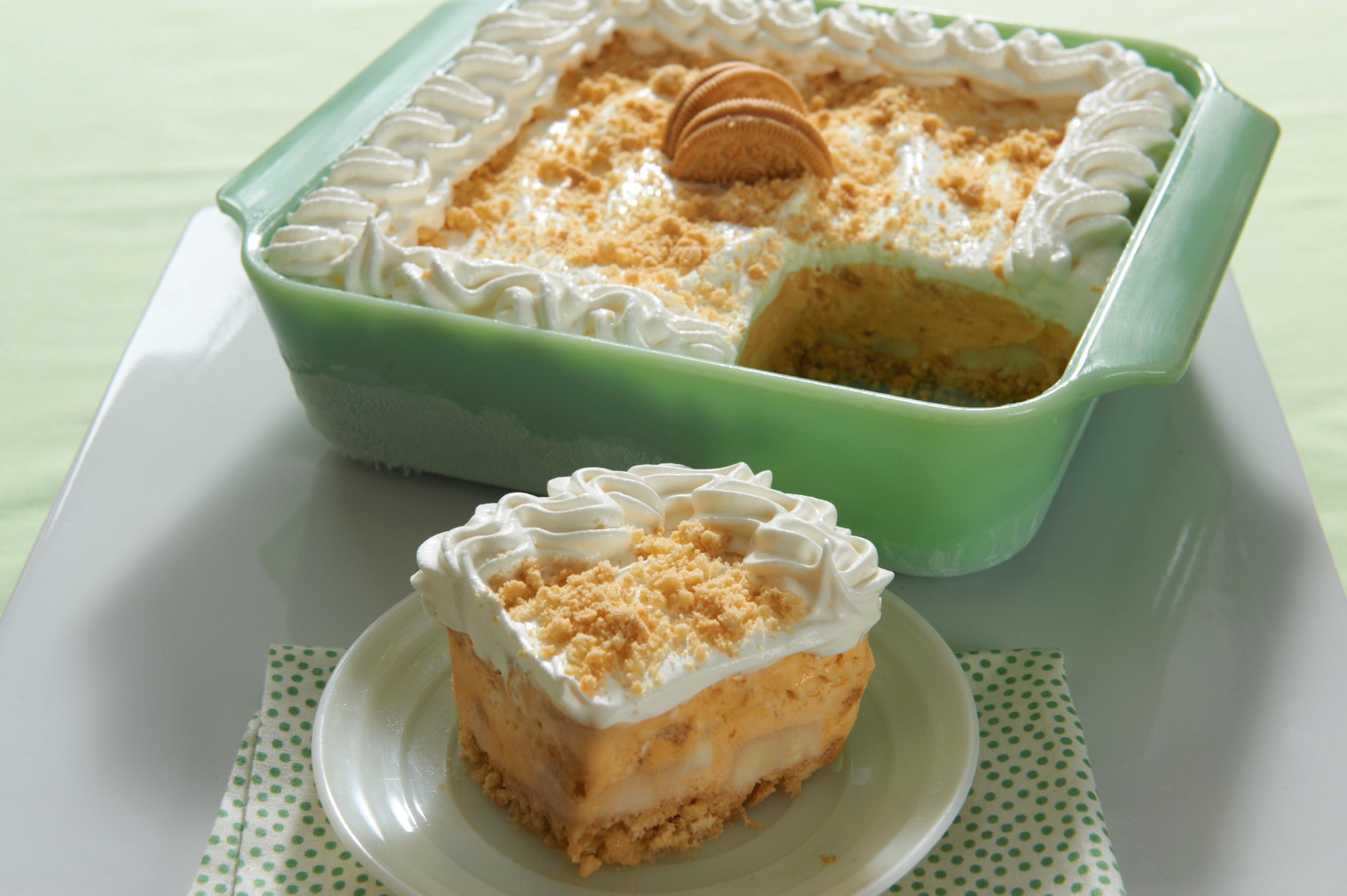 Postre de Crema de Banana