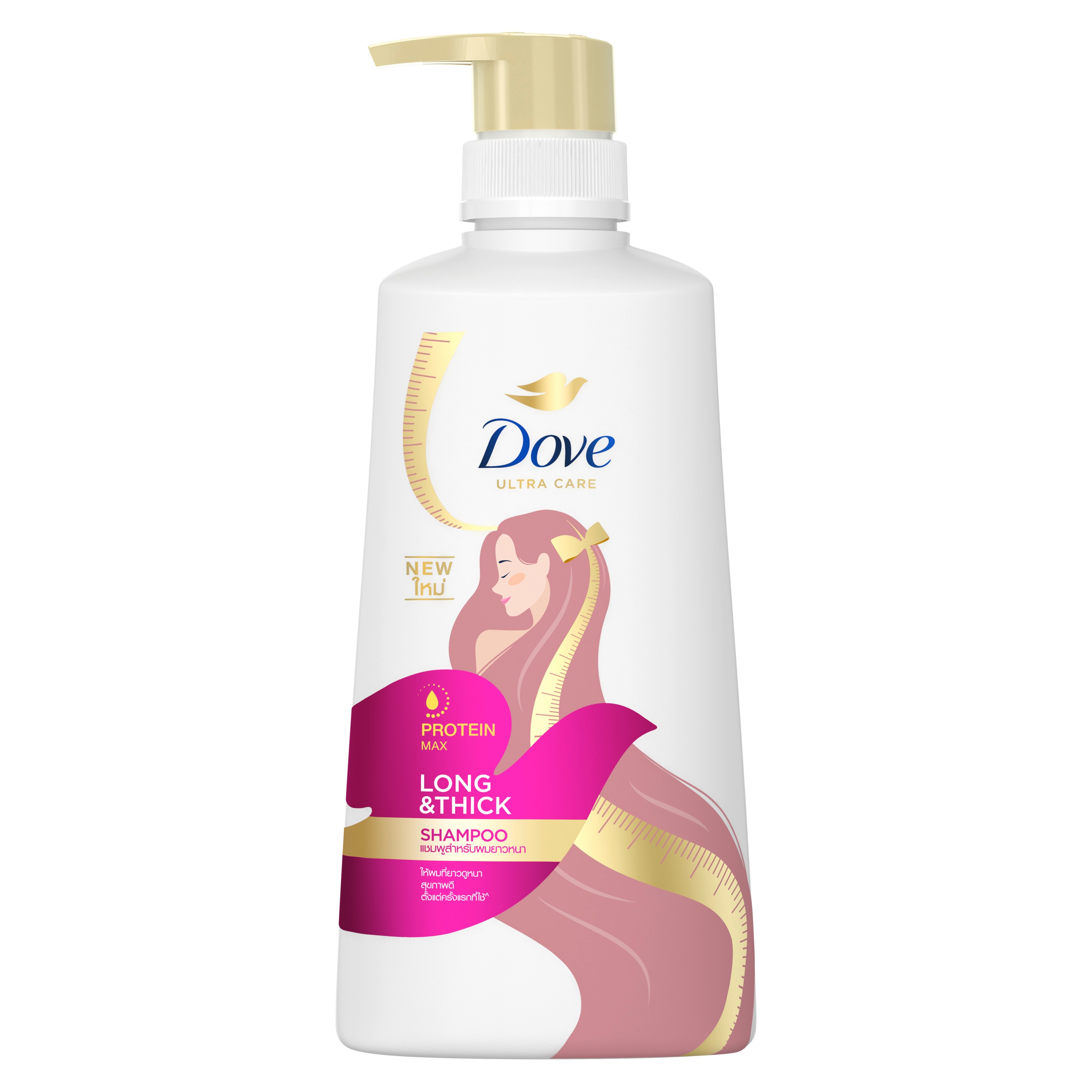 Dove Shampoo Protein Max Long & Thick