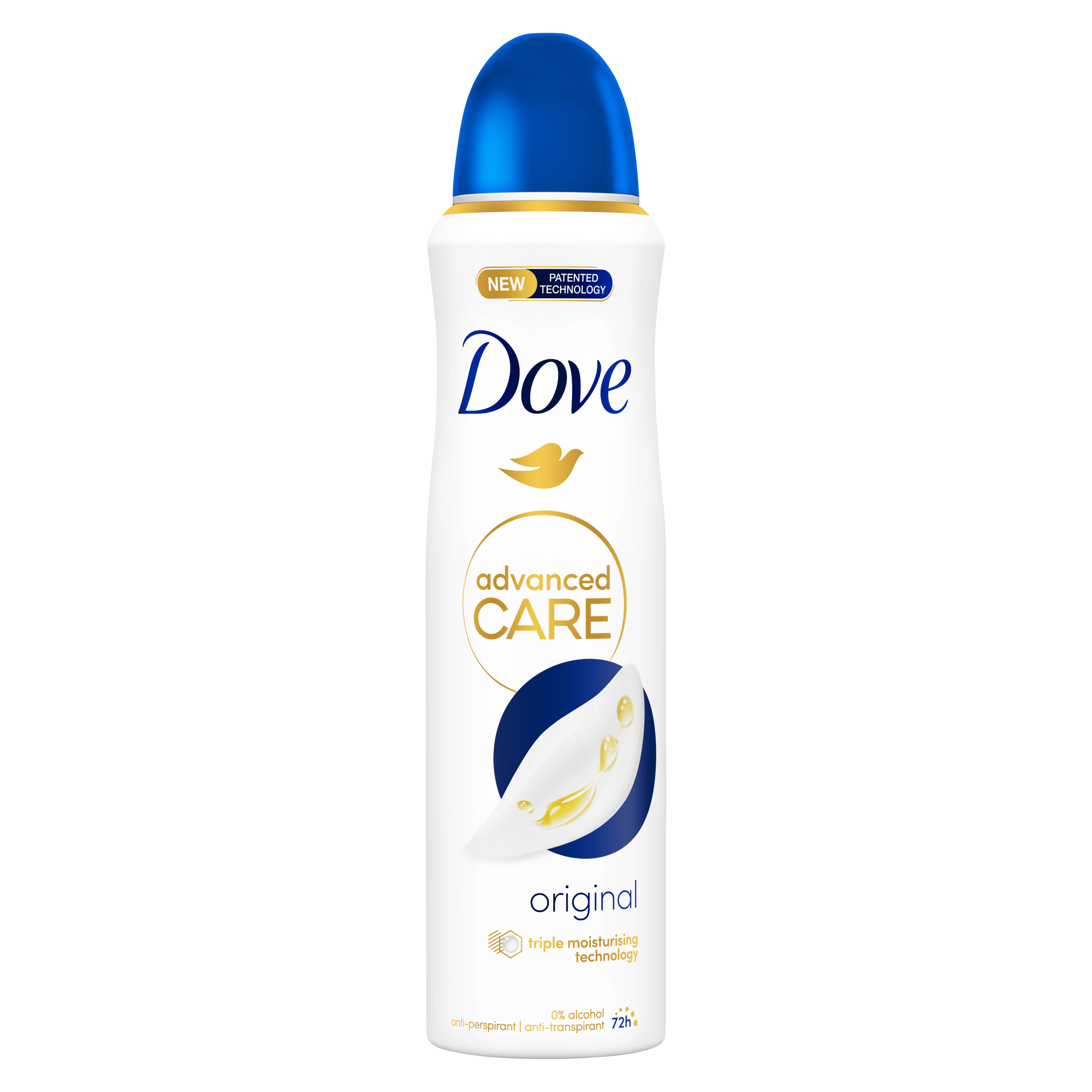 Dove Advanced Care Déodorant  Anti-Transpirant Spray Original 150 ml