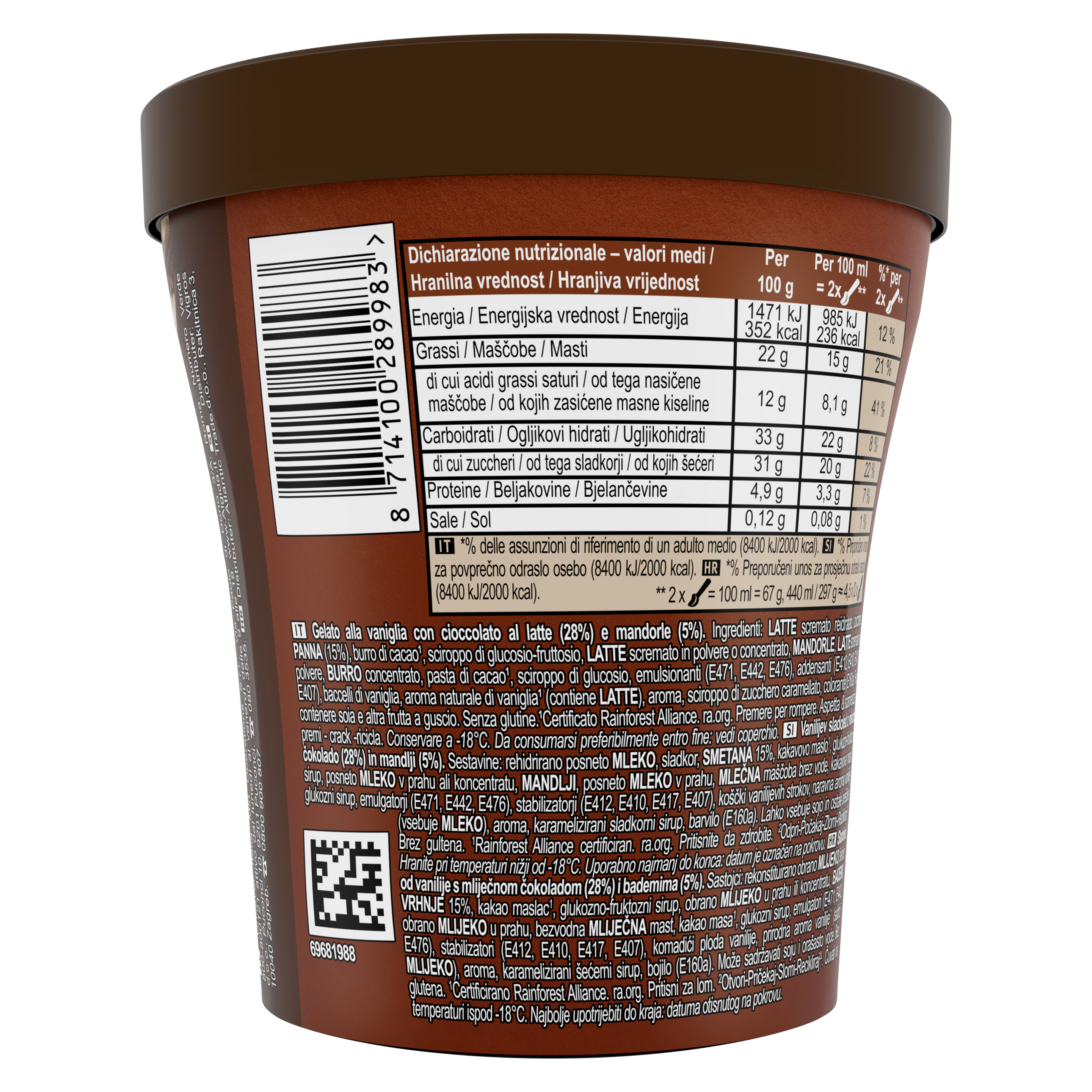 Magnum Pot Amande & Chocolat au lait