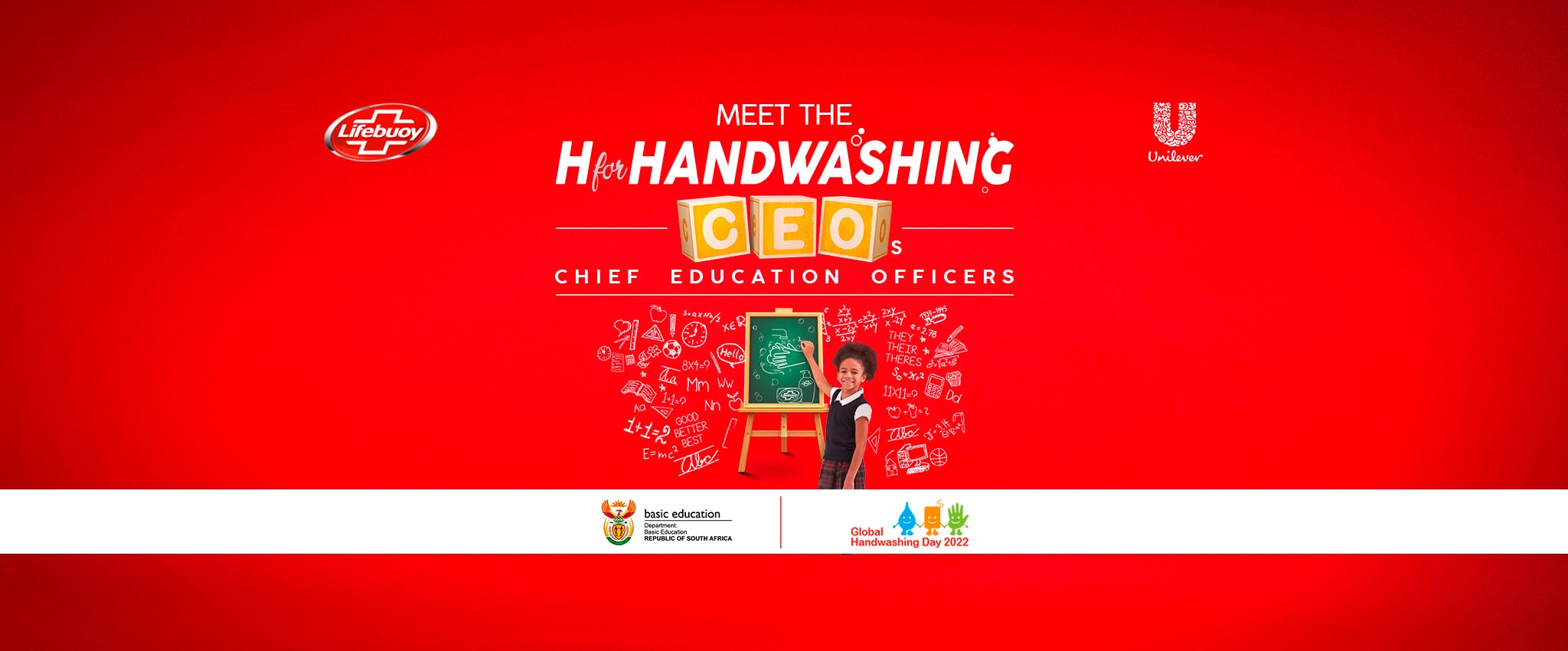 H for handwashing