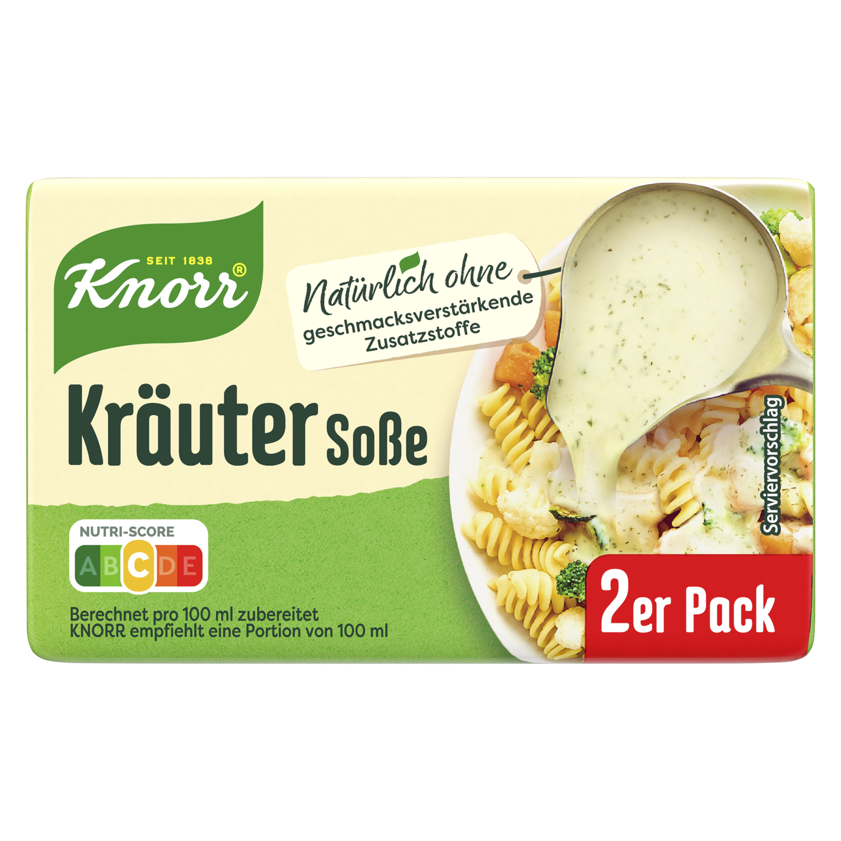 Knorr Kräuter Soße ergibt 2 x 250 ml