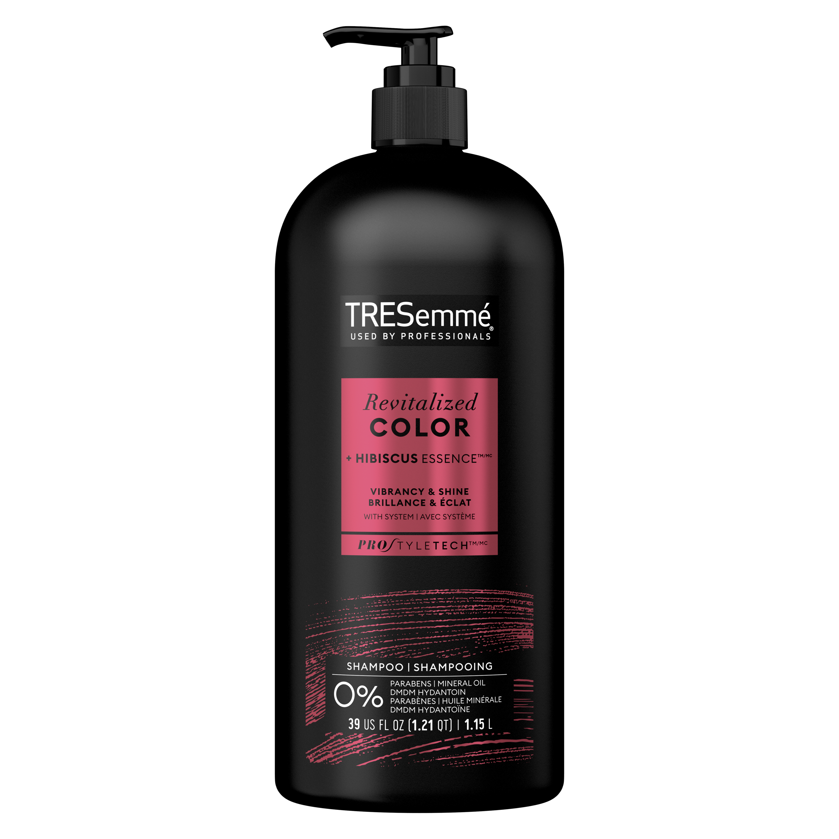 image de l'arrière de la bouteille de TRESemmé® Revitalize Colour Shampoo de 1.15 L