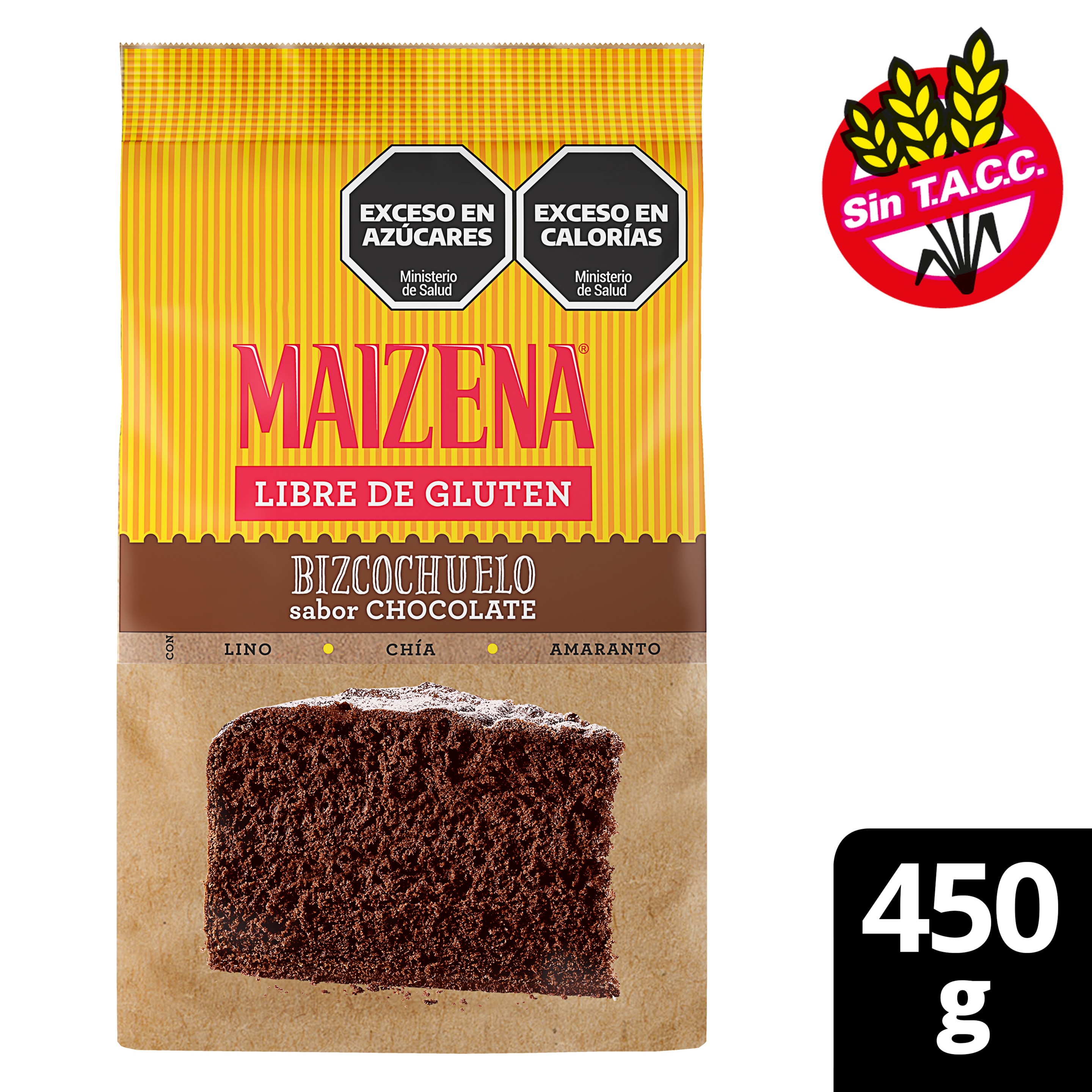 Premezcla de bizcochuelo sabor Chocolate sin TACC - Maizena