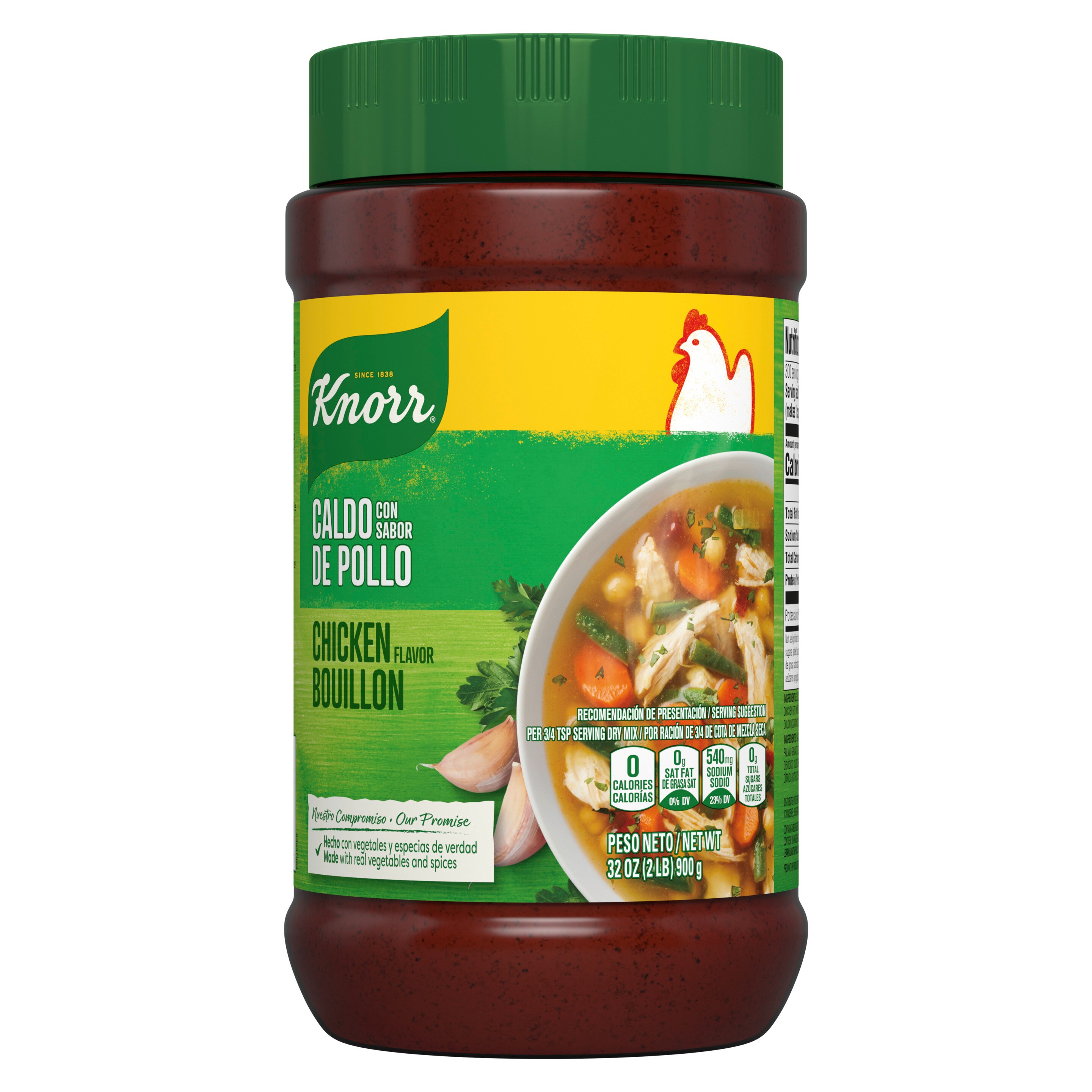 Knorr Bouillon Caldo Con Sabor De Pollo Chicken Flavor Bouillon 7.9 Ounces