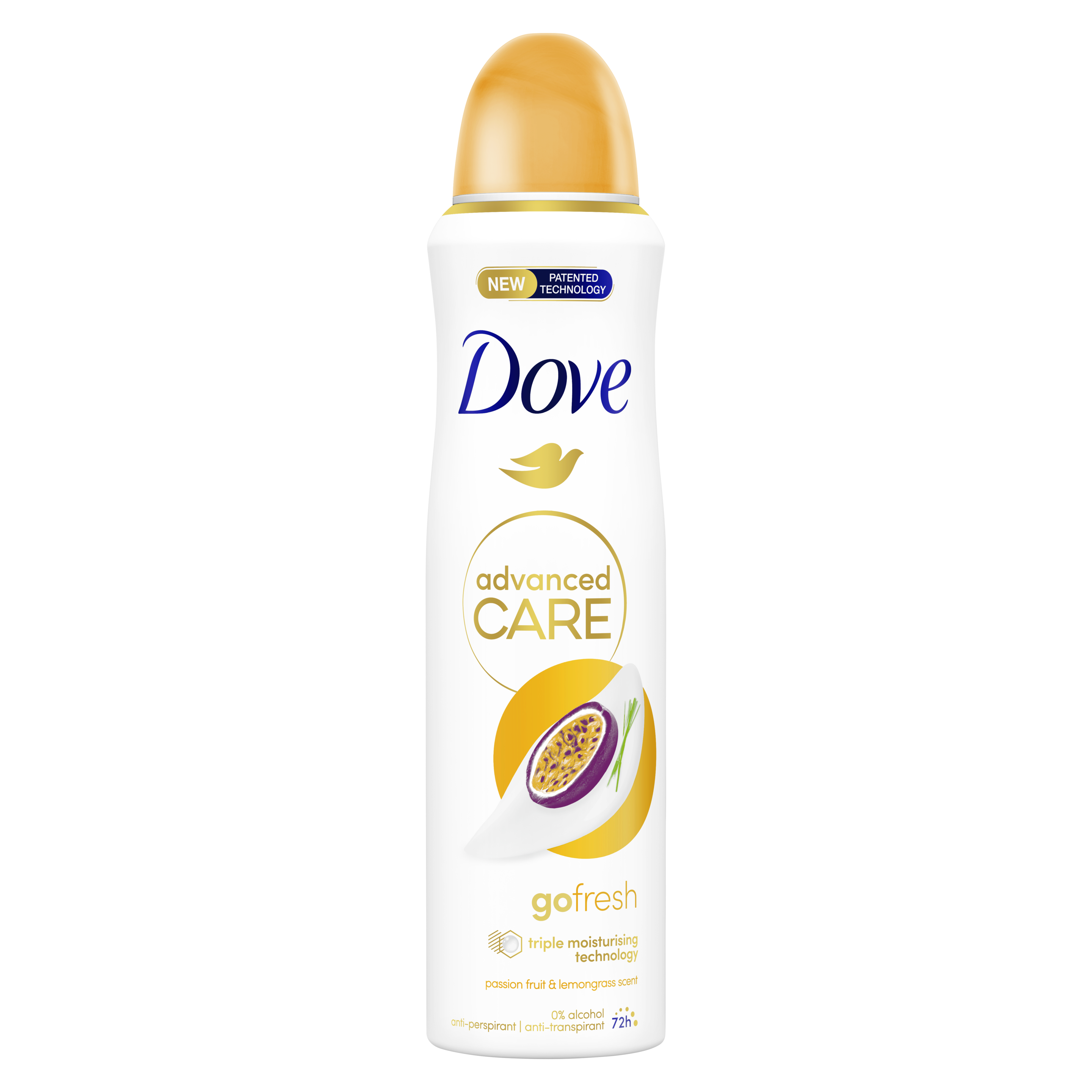 Dove Advanced Care Deodorant Anti-Transpirant Spray Go Fresh Passion Fruit